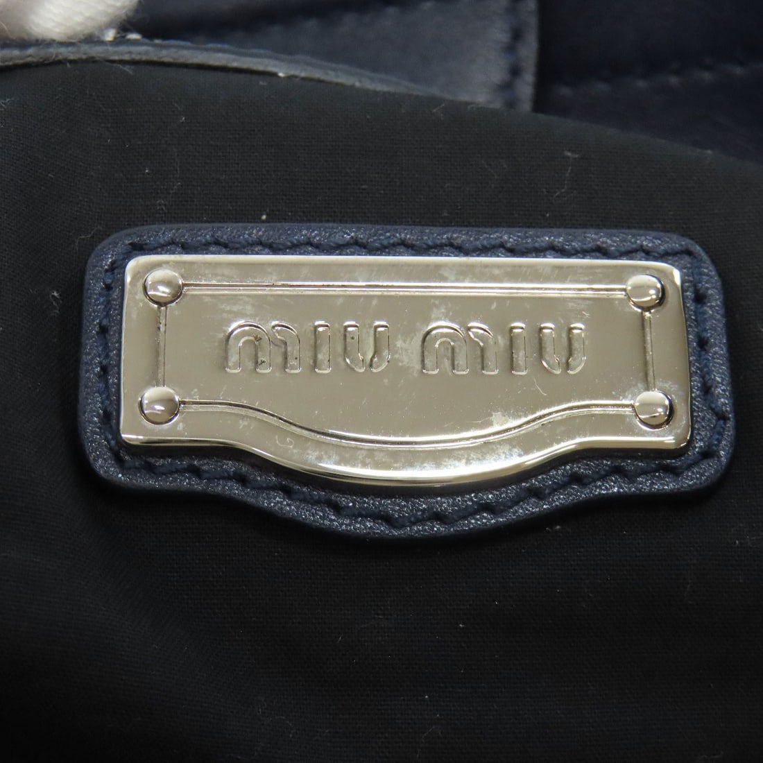 Logo tote bag leather Miumiu - 6