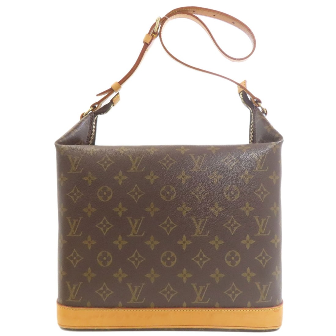 Louis Vuitton M47275 Amfar Three Shoulder Bag Monogram Canvas: Louis Vuitton M47275 Amfar Three Shoulder Bag Monogram Canvas Brown Monogram Canvas Shoulder Bag. This Louis Vuitton M47275 Amfar Three Shoulder Bag features the iconic monogram canvas exterior in a r