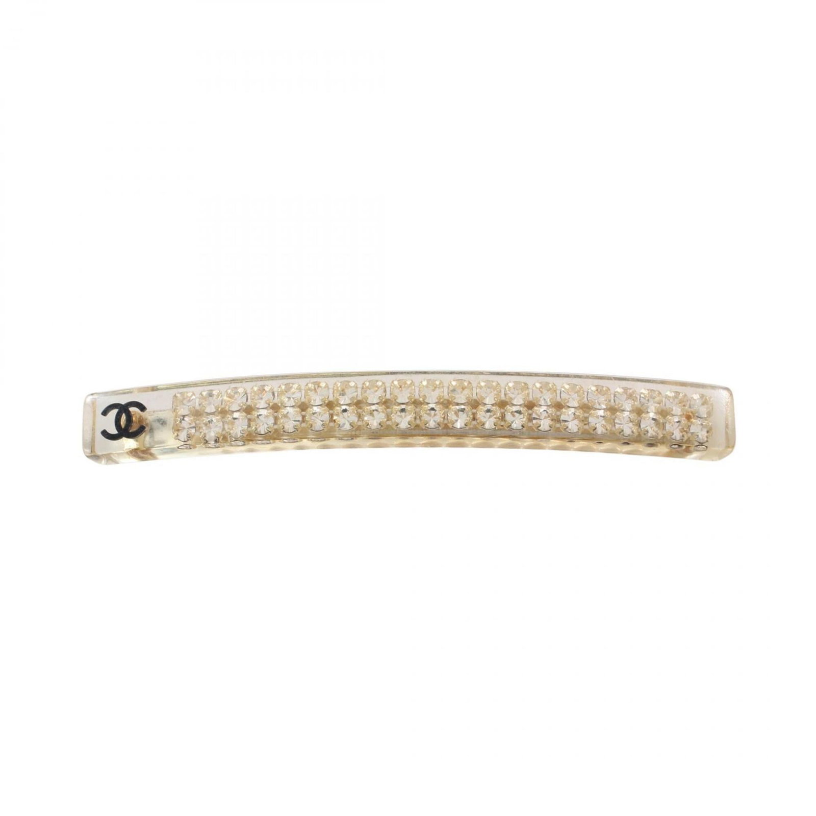 Rhinestone barrette resin by Chanel (1 of 9)