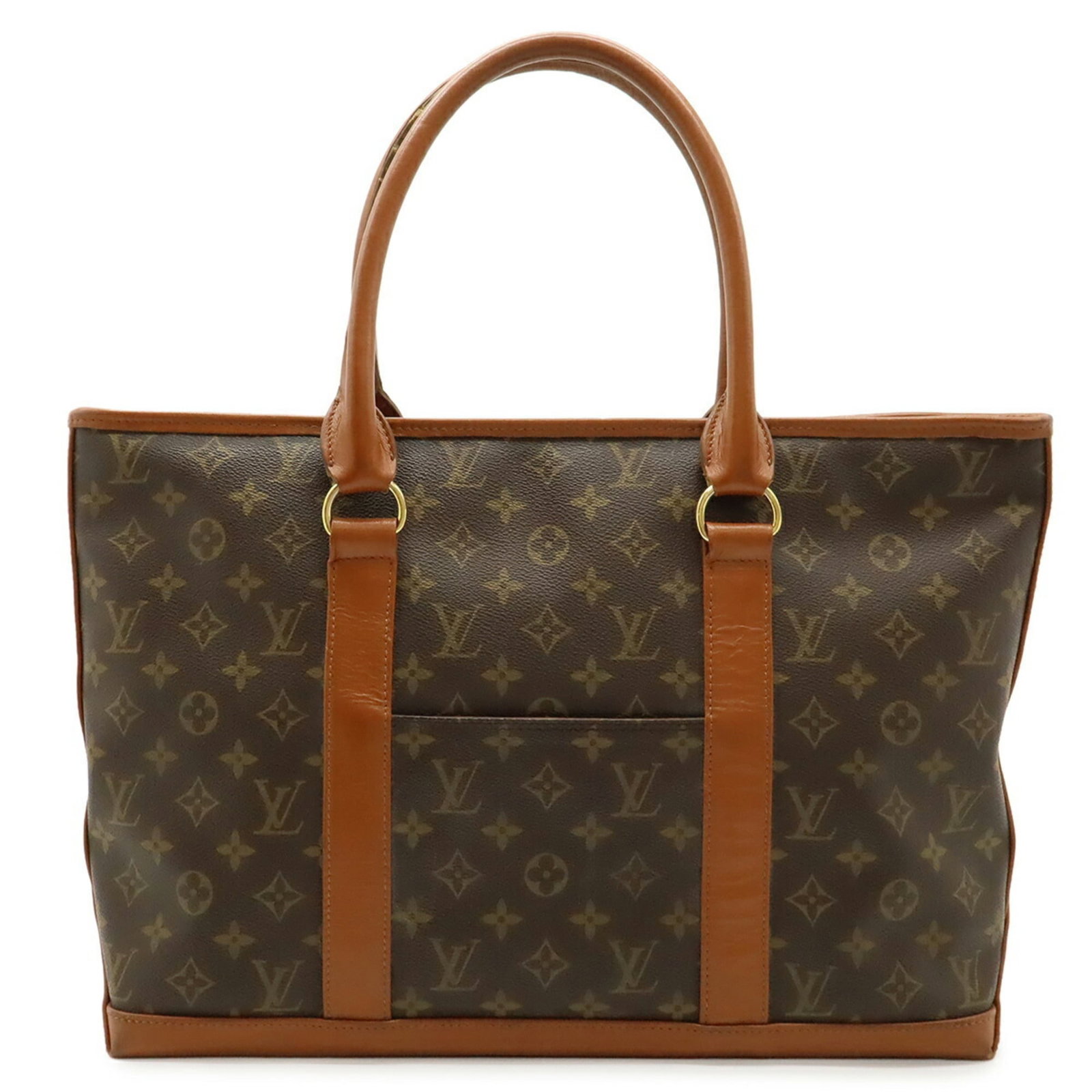 Monogram canvas pvc tote bag from louis vuitton: Monogram canvas pvc tote bag from louis vuitton Monogram canvas pvc tote bag from Louis Vuitton features the iconic monogram pattern in brown, crafted from high-quality materials. This stylish shoulde