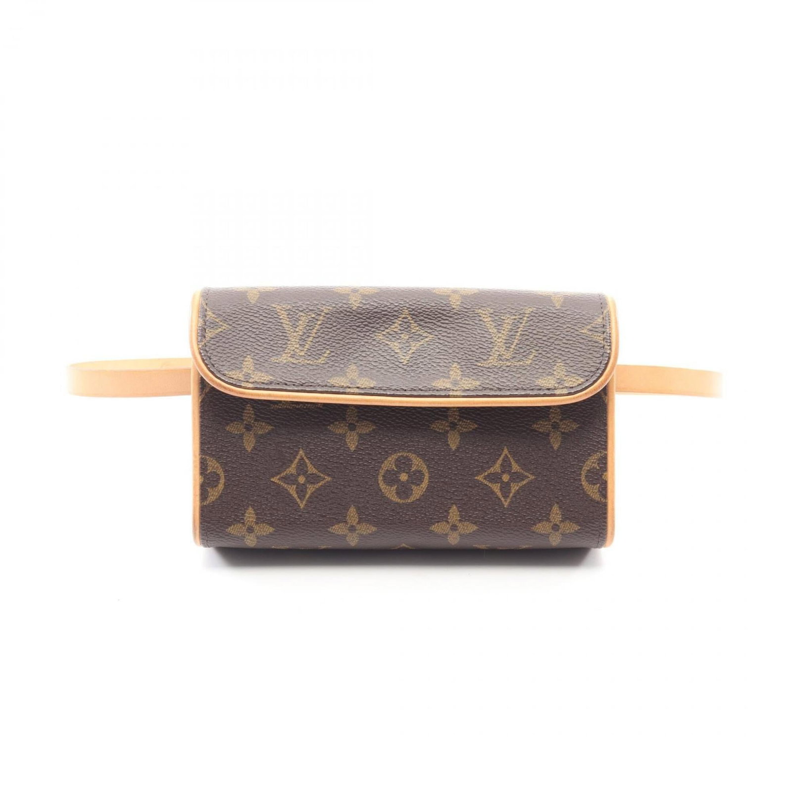 PVC leather handbag fanny pack Louis Vuitton: PVC leather handbag fanny pack Louis Vuitton PVC leather handbag fanny pack from Louis Vuitton, featuring a signature and made with PVC material. This brown-colored accessory measures 10cm x 16cm x 3.