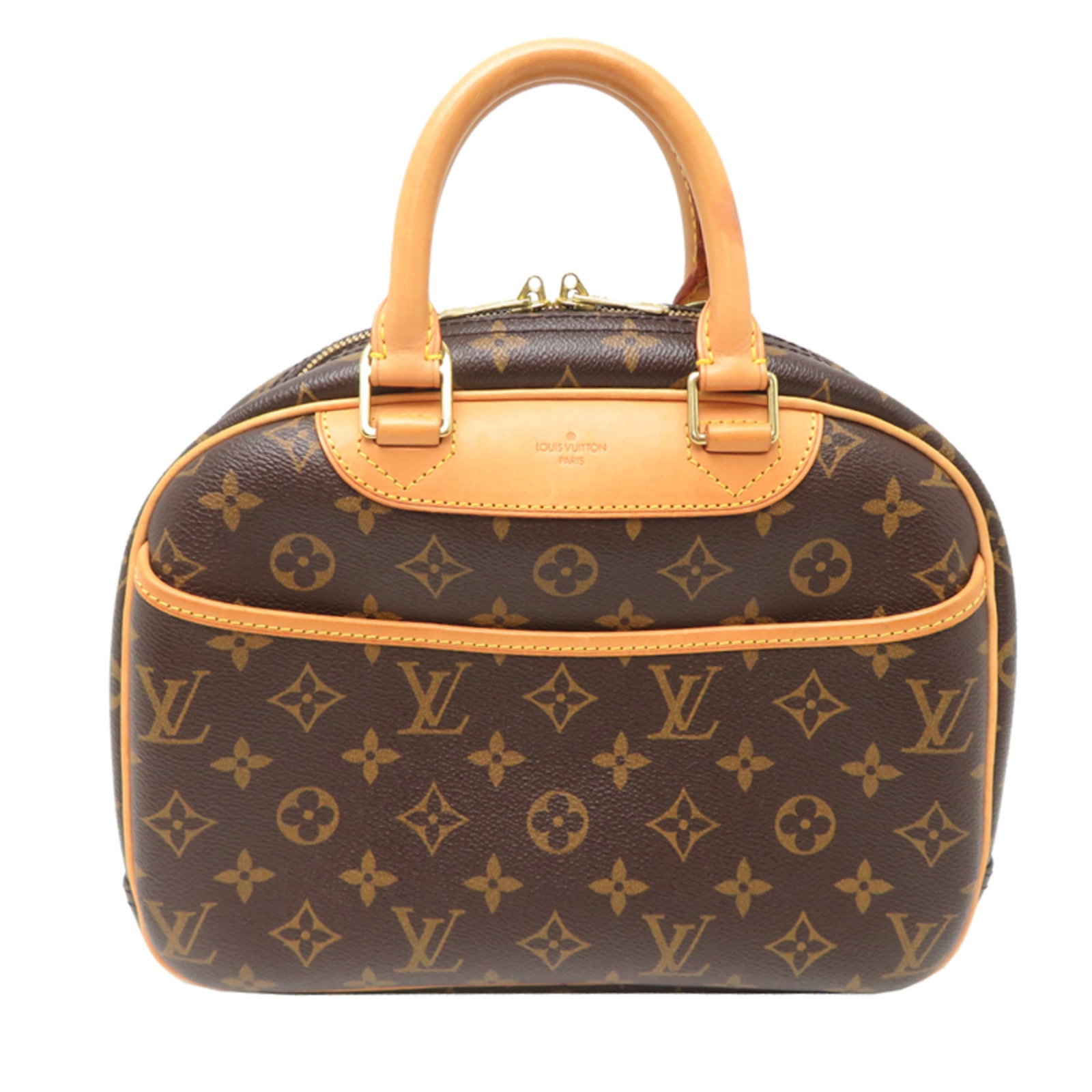 Vuitton Handbag Monogram Louis: Vuitton Handbag Monogram Louis The Louis Vuitton Handbag Monogram Louis boasts its iconic monogram pattern in rich brown, crafted from high-quality materials that exude timeless elegance. Measuring 23