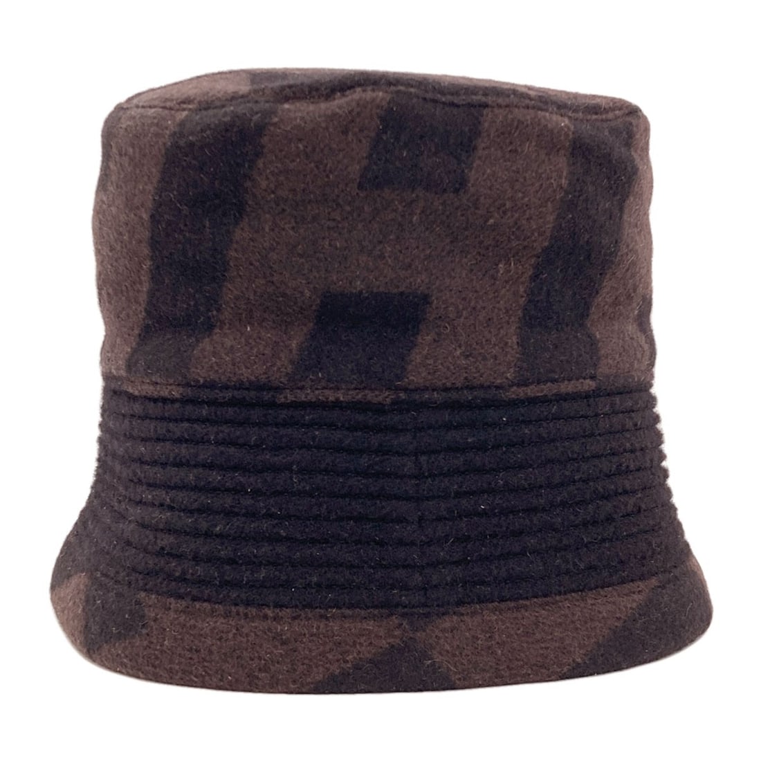 Hermes H Pattern Camel Hat Cloth - 3