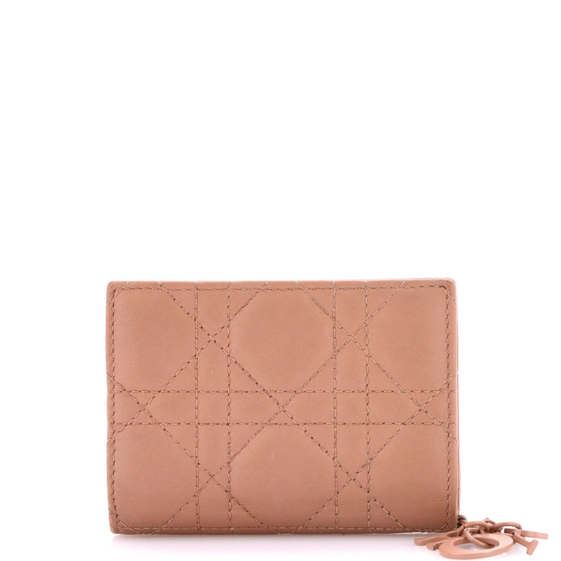 Ultra Matte Lady Calfskin Dior Cannage Wallet Mini Quilt Christian (1 of 7)