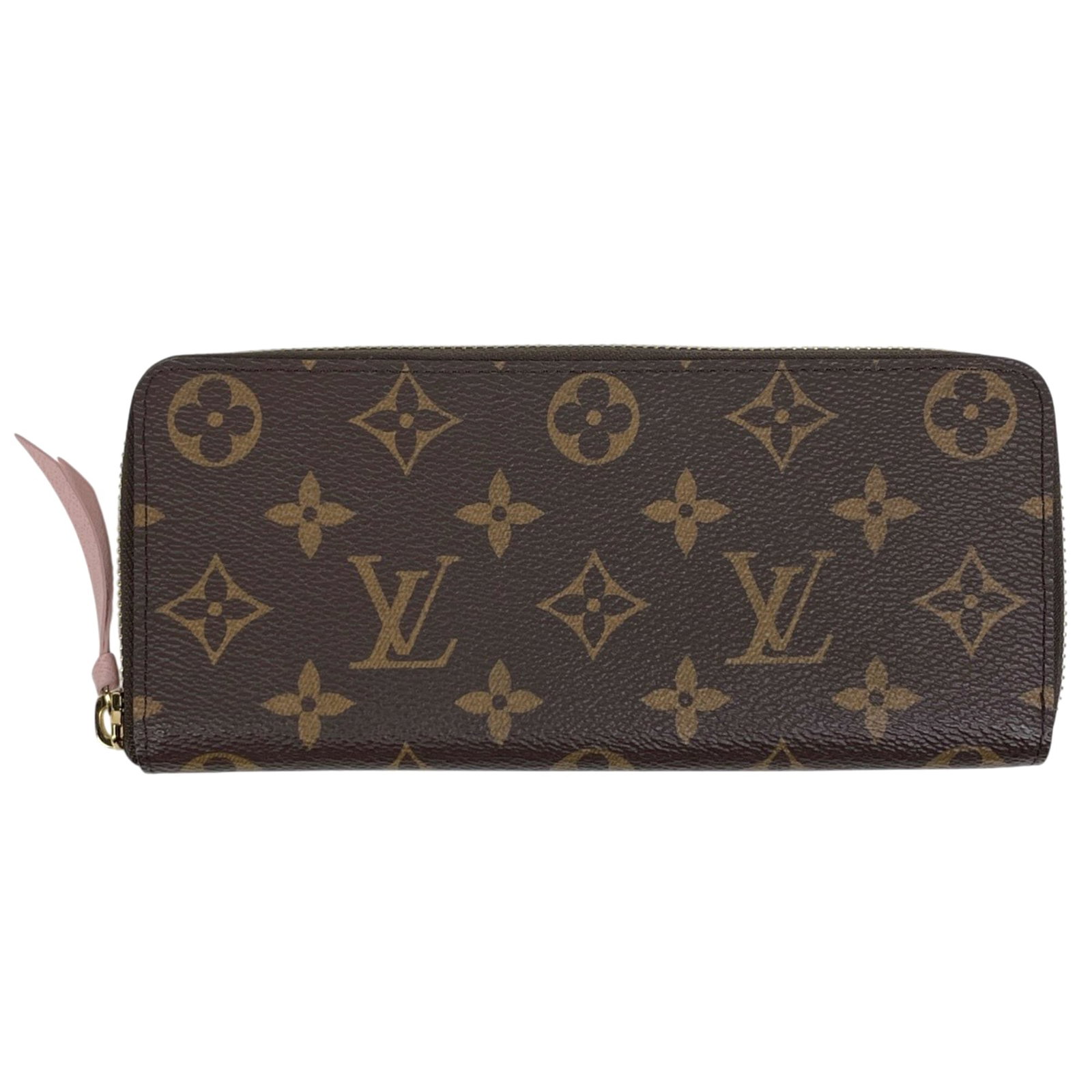 Louis Vuitton Monogram Bi Fold Long Wallet: Louis Vuitton Monogram Bi Fold Long Wallet Brown, Rose ballerine Monogram Louis Vuitton Long wallet with bi-fold design. Measuring 8.5cm x 19.5cm x 2cm, it features the iconic Monogram pattern in a cl