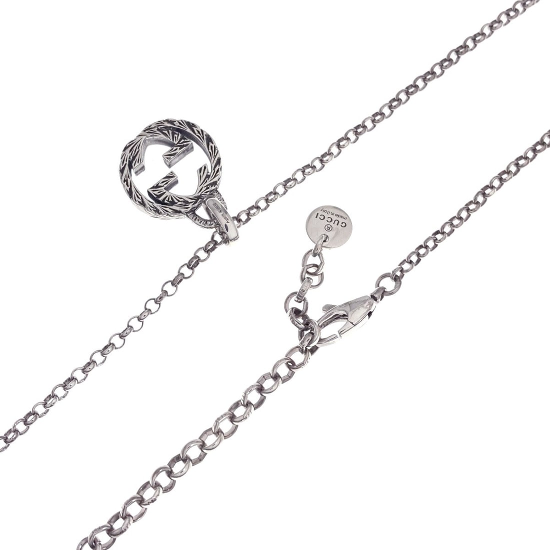 Interlocking G Necklace Silver Gucci - 2