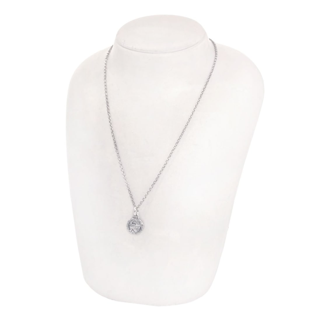 Interlocking G Necklace Silver Gucci - 5