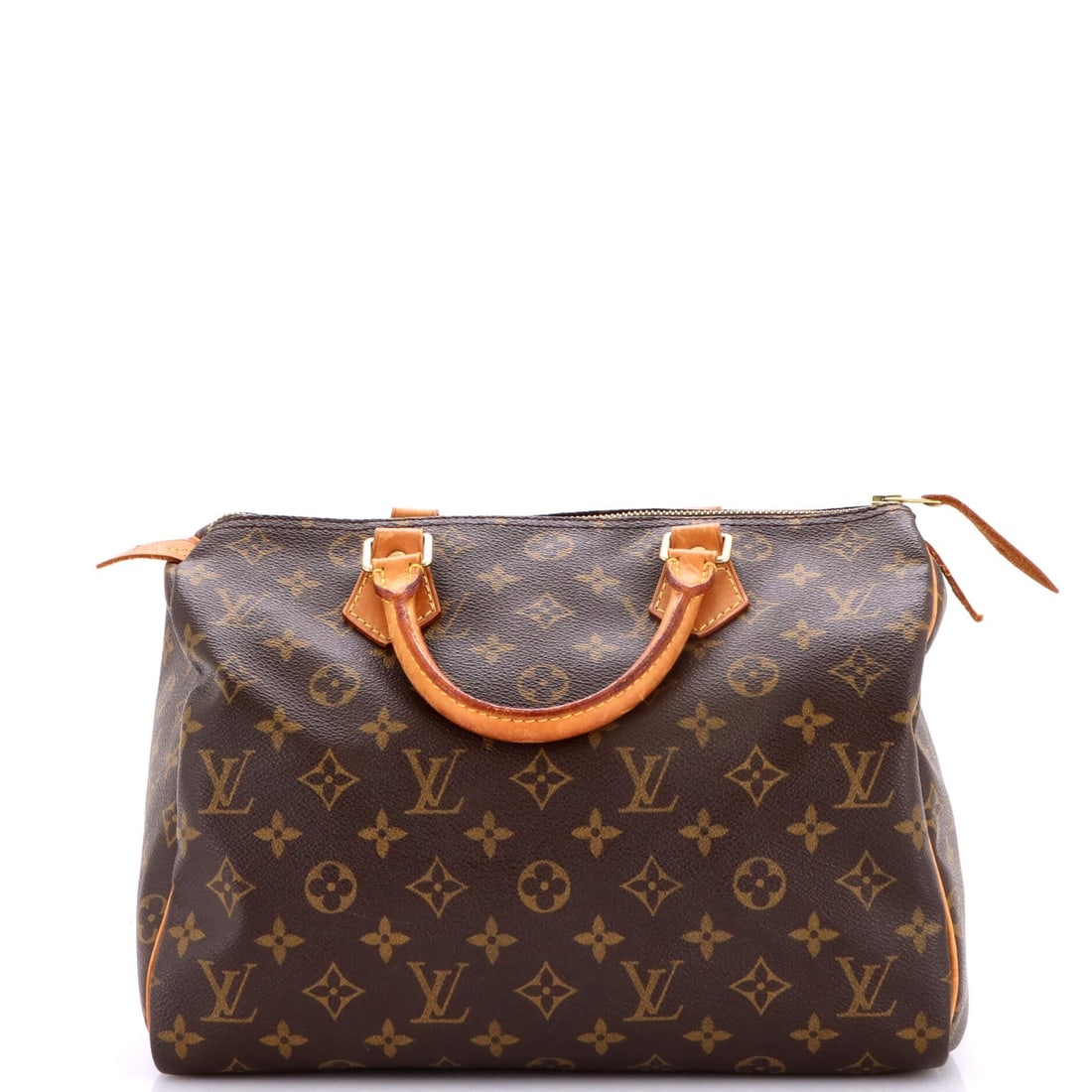 Canvas monogram speedy handbag Louis Vuitton 30: Canvas monogram speedy handbag Louis Vuitton 30 Brown Louis Vuitton Canvas Monogram Speedy Handbag, 30. This classic handbag features the iconic monogram canvas design and top handle style, with