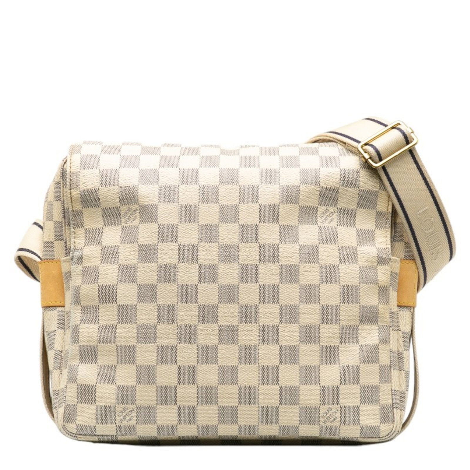 PVC Shoulder Bag By Louis Vuitton: PVC Shoulder Bag By Louis Vuitton The Louis Vuitton PVC shoulder bag features a striking white color and sleek design, with a compact size that measures 25.5cm x 27.5cm x 11.5cm. Made from high-qualit