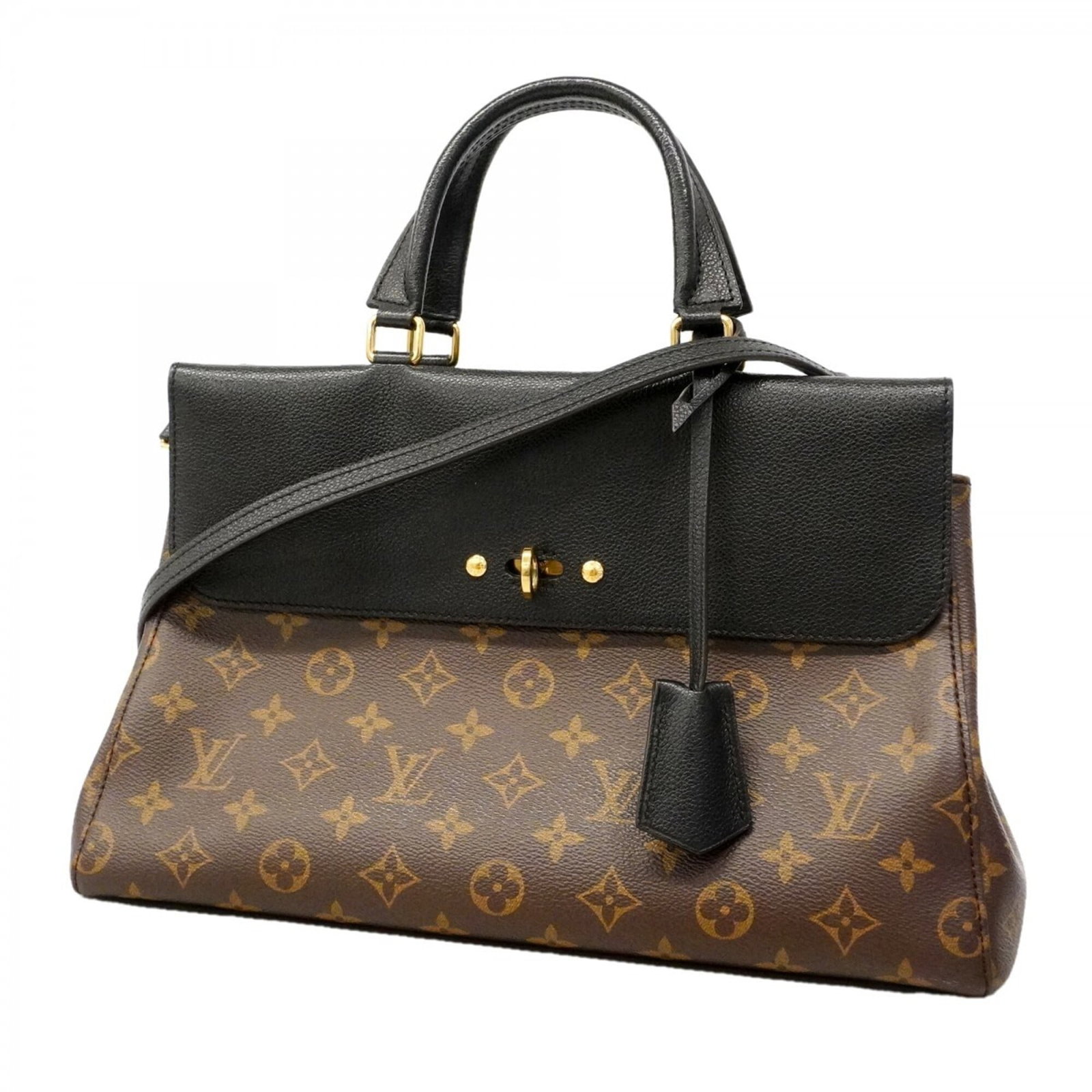 Louis Vuitton Handbag: Louis Vuitton Handbag Louis Vuitton Handbag, Noir Color, M41737 MPN. This Louis Vuitton handbag features a classic design with a Noir color and measures 23cm x 34cm x 12cm. The bag's signature