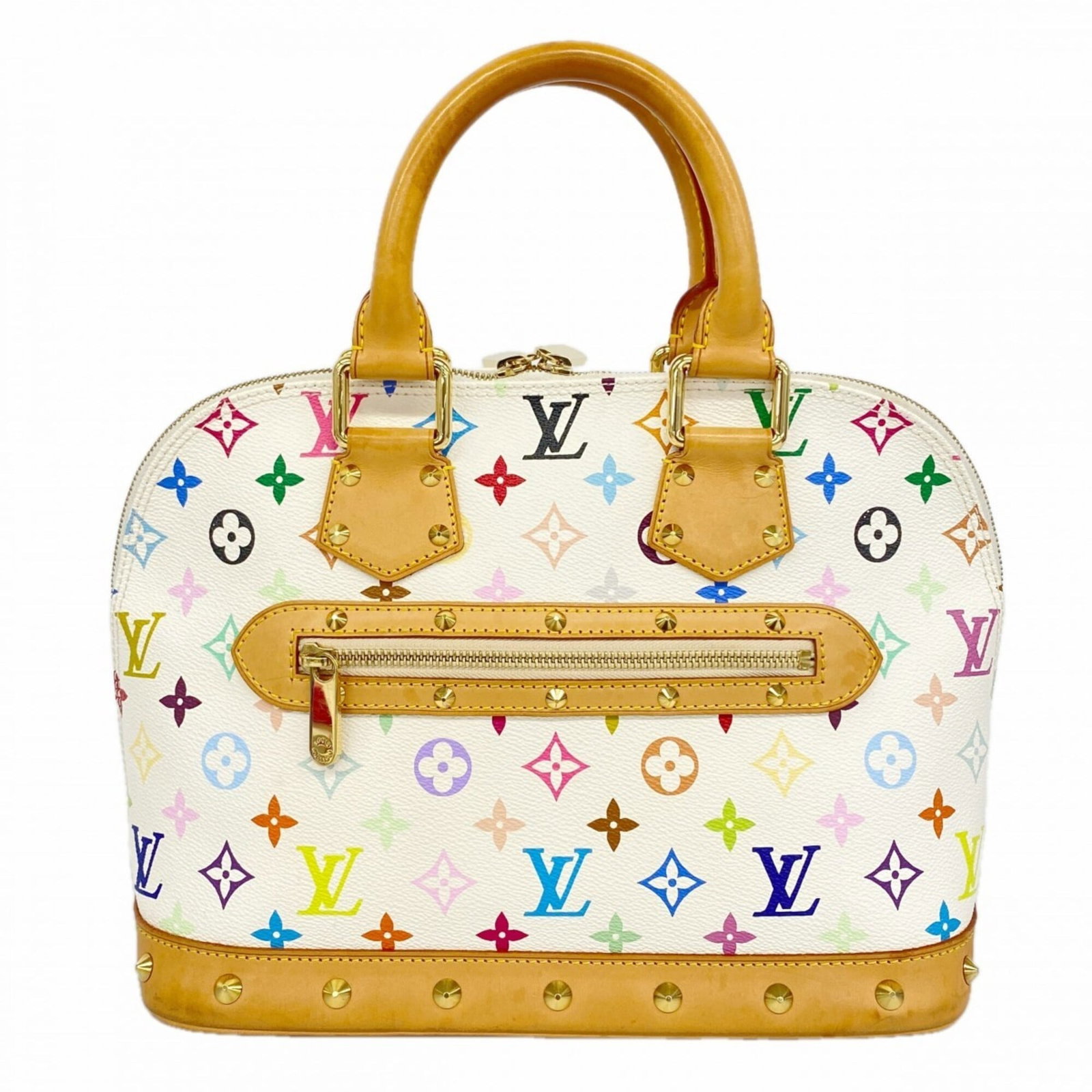 Louis Vuitton Handbag: Louis Vuitton Handbag Blanc Louis Vuitton handbag with classic design, measuring 23.5cm x 30.5cm x 16.5cm, perfect for everyday use. This stylish accessory features a timeless look and durable