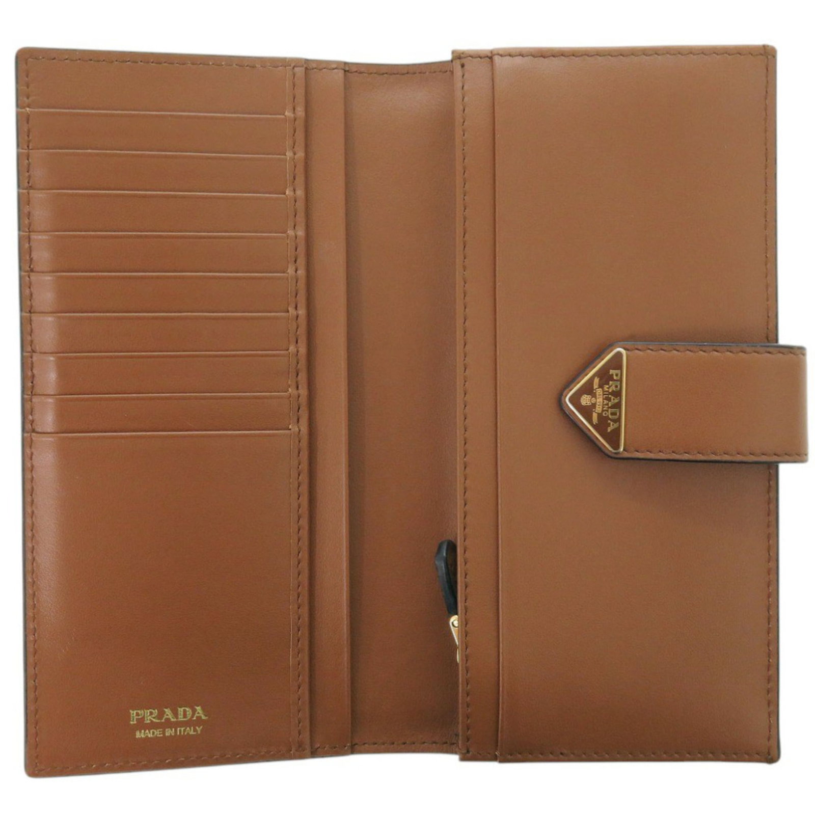 Long Wallet Leather Bi Fold Prada - 5