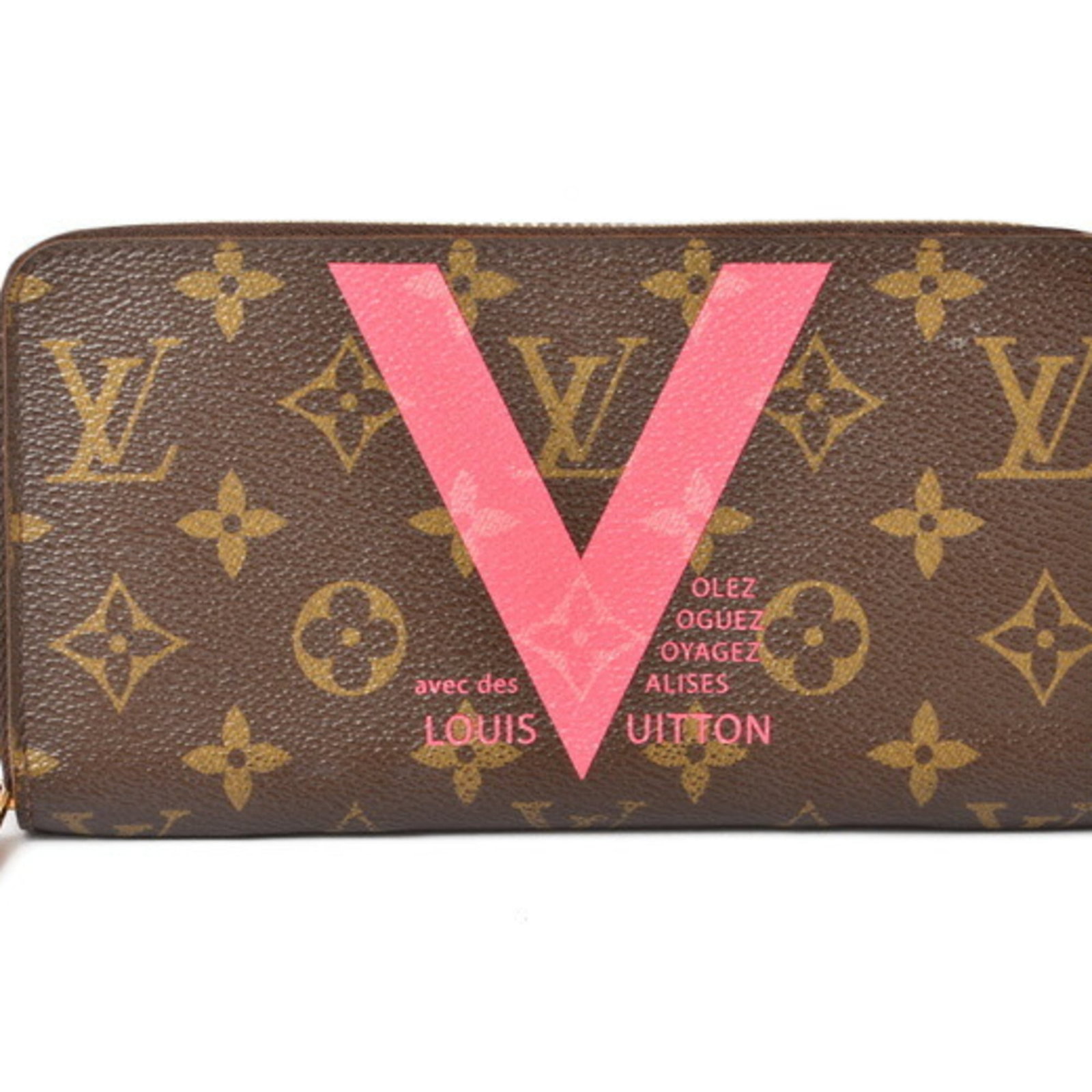 Vuitton Louis Long Monogram Bi Fold Wallet PVC: Vuitton Louis Long Monogram Bi Fold Wallet PVC Monogrammed with iconic Louis Vuitton style, this Long Monogram Bi Fold Wallet features the signature LV monogram pattern and PVC material for a sleek, m