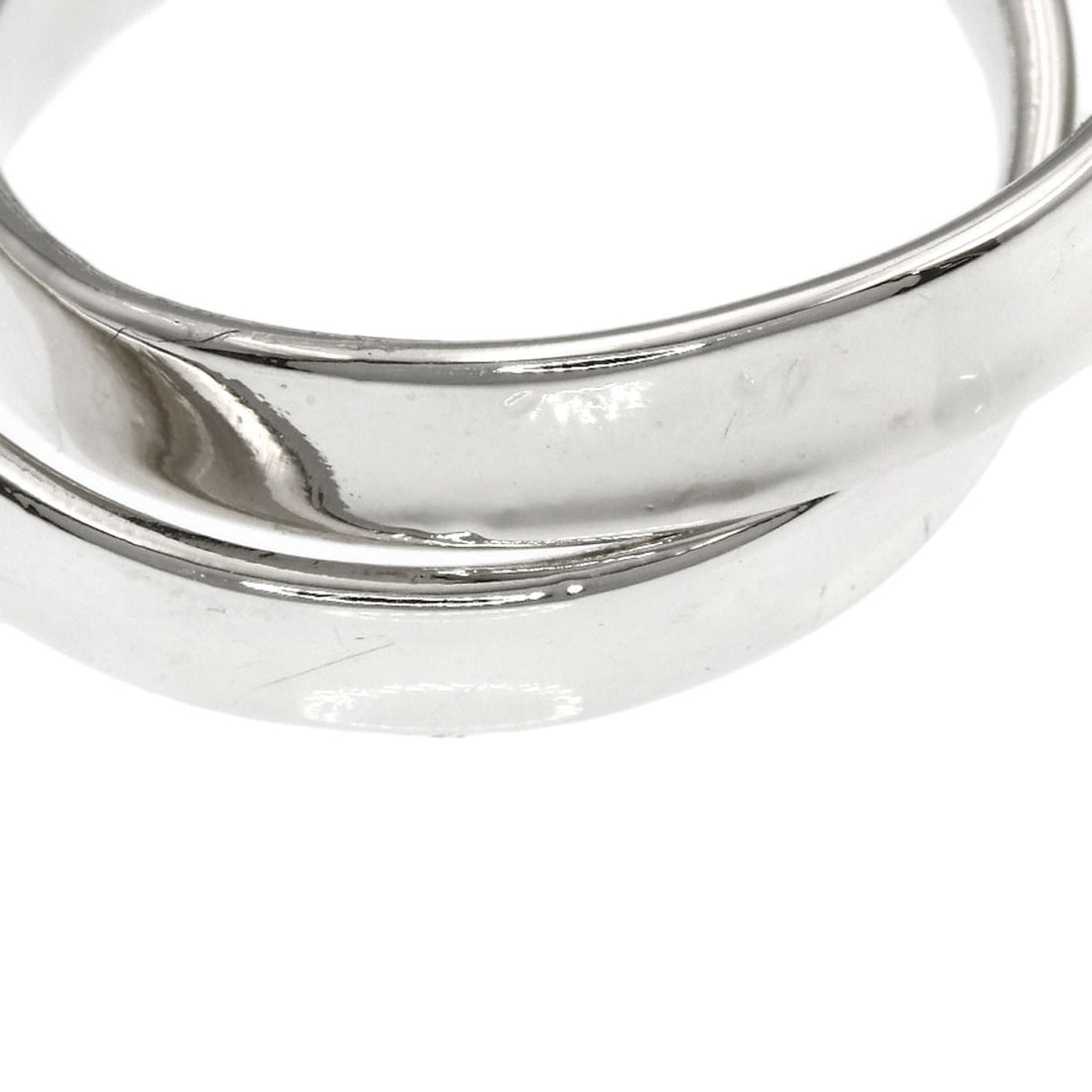 Silver Interlocking Ring Tiffany&Co. - 6