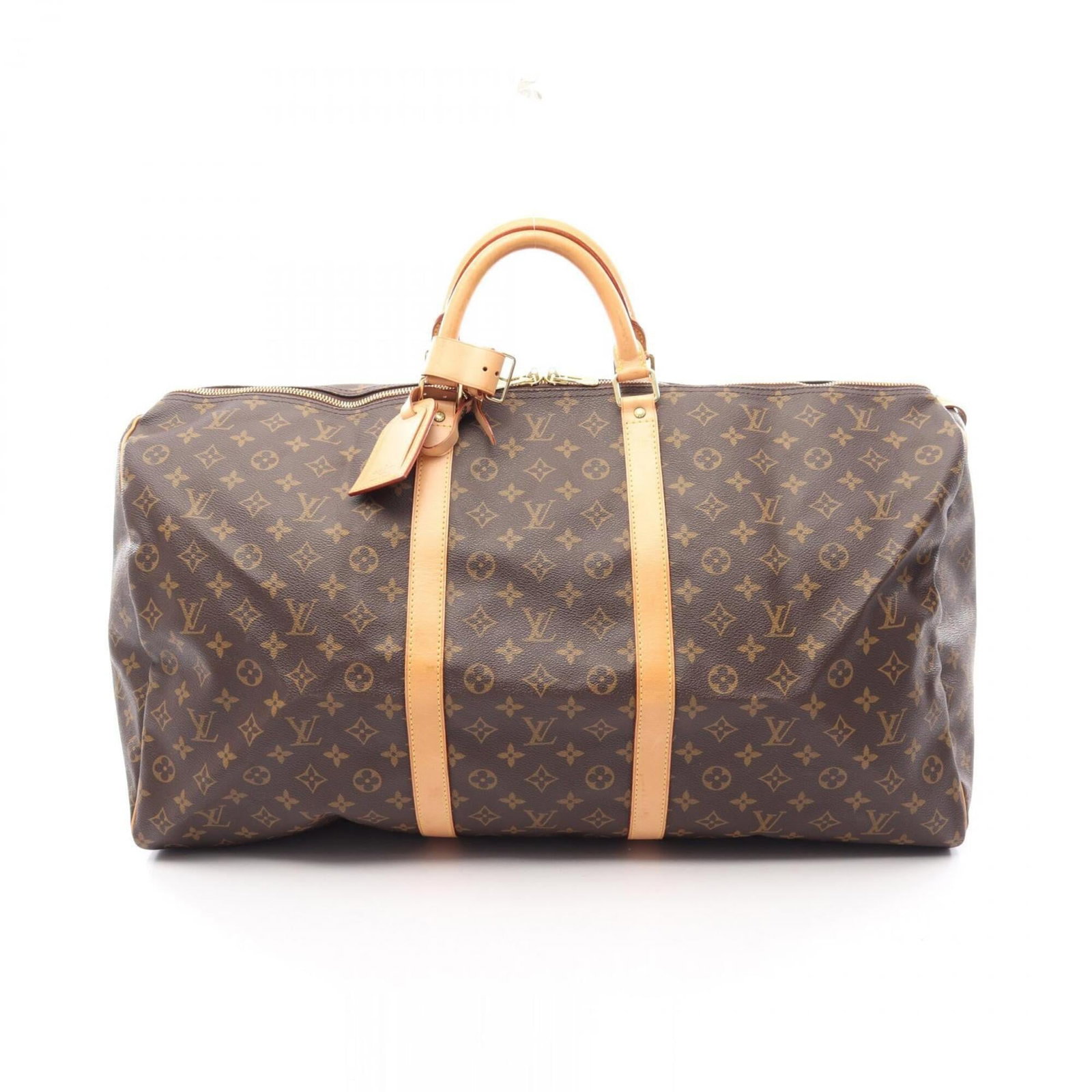 Monogram Leather Coated Canvas Bag Handbag Louis Vuitton Boston: Monogram Leather Coated Canvas Bag Handbag Louis Vuitton Boston Brown Monogram Leather Coated Canvas Bag with PVC details, featuring the iconic Louis Vuitton Boston design. This stylish handbag boasts