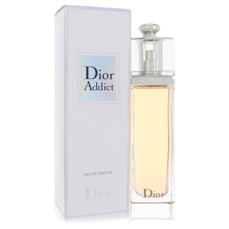 Dior Addict by Christian Dior Eau De Toilette Spray 3.4 oz: Dior Addict by Christian Dior Eau De Toilette Spray 3.4 oz Sensual and alluring, Dior Addict Eau De Toilette Spray combines sumptuous silk tree flower, voluptuous night queen flower, and luscious bour