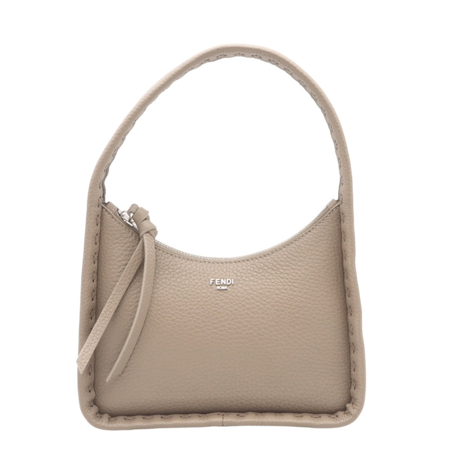 Handbag Leather Fendi: Handbag Leather Fendi Handbag from Fendi, made in Italy with high-quality leather. Features a classic design and signature style, measuring 12.5cm x 20.5cm x 7cm. Item Specifics: Brand: Fendi Country 