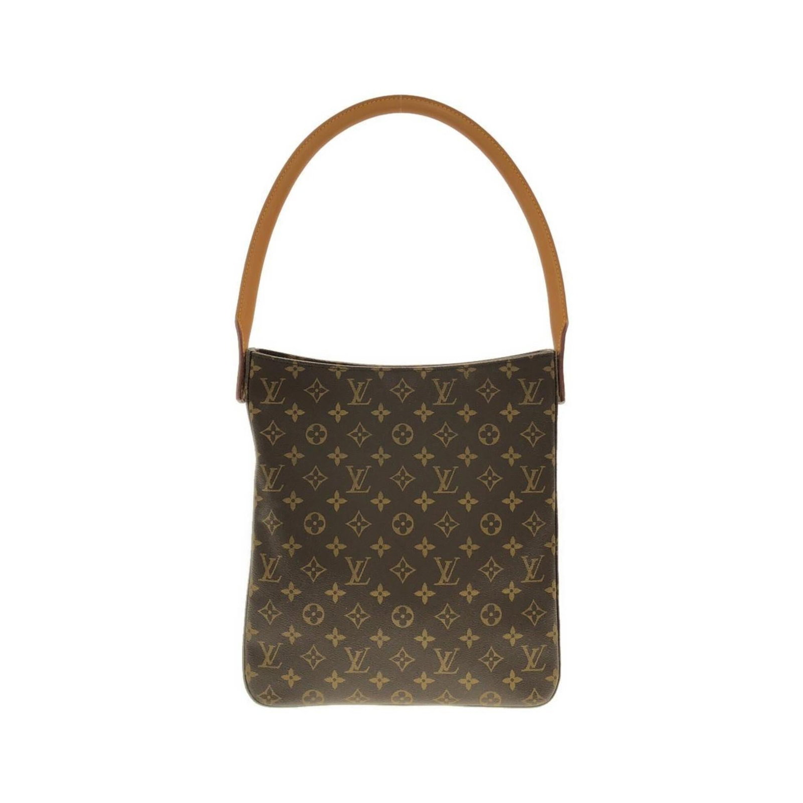 Coated Canvas Shoulder Bag By Louis Vuitton: Coated Canvas Shoulder Bag By Louis Vuitton Coated canvas shoulder bag with classic Louis Vuitton design, featuring a timeless brown color and durable construction. Measuring 31cm x 28.5cm x 11cm, thi