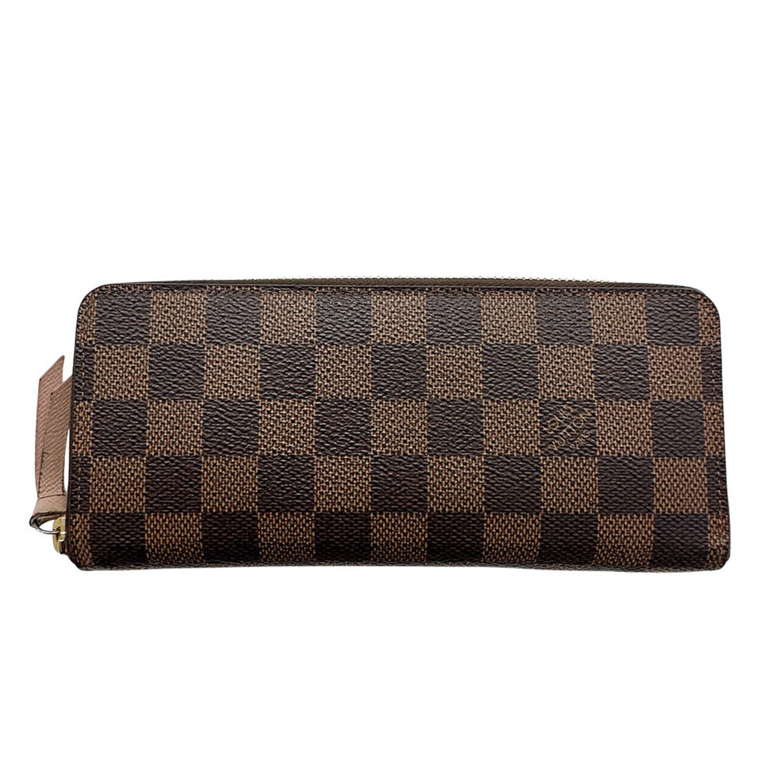 Louis Vuitton Coin Purse/ Coin Case Damier Canvas: Louis Vuitton Coin Purse/ Coin Case Damier Canvas Damier Canvas adds a touch of timeless elegance to this Louis Vuitton Coin Purse/ Coin Case, crafted from high-quality brown and rose ballerine materi