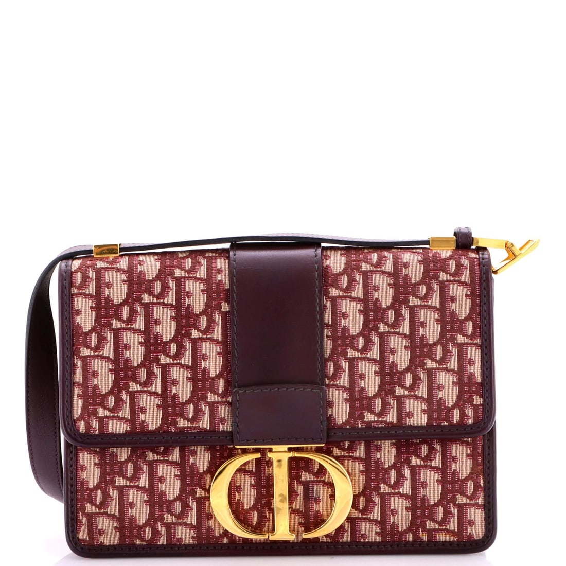 Christian Dior Bag Flap Montaigne Canvas Oblique 30: Christian Dior Bag Flap Montaigne Canvas Oblique 30 The Christian Dior Bag Flap Montaigne Canvas Oblique 30 is a stunning red canvas cross body bag with a classic oblique design. Measuring 6.5" tall, 