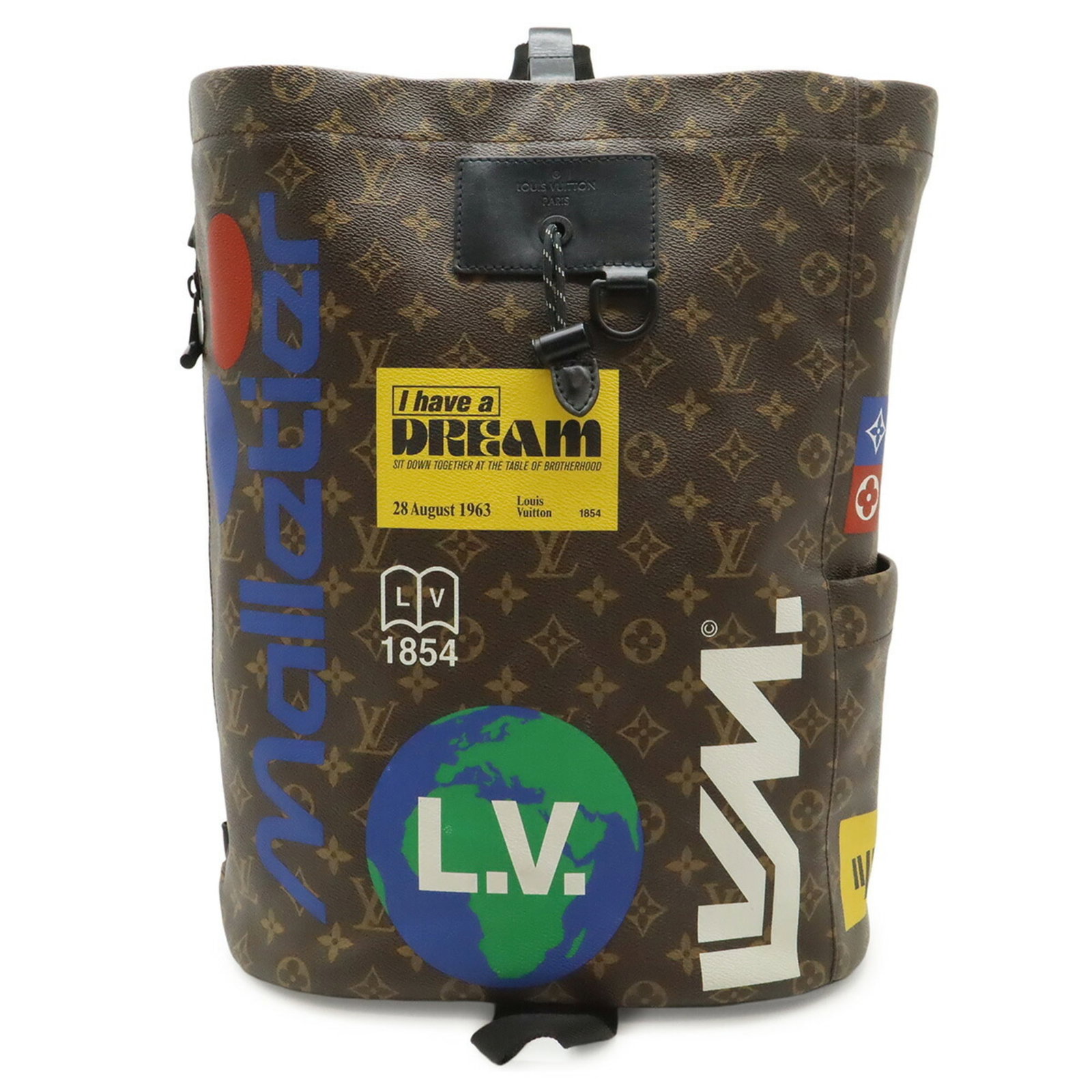 Monogram Leather Vuitton Backpack Louis - 2