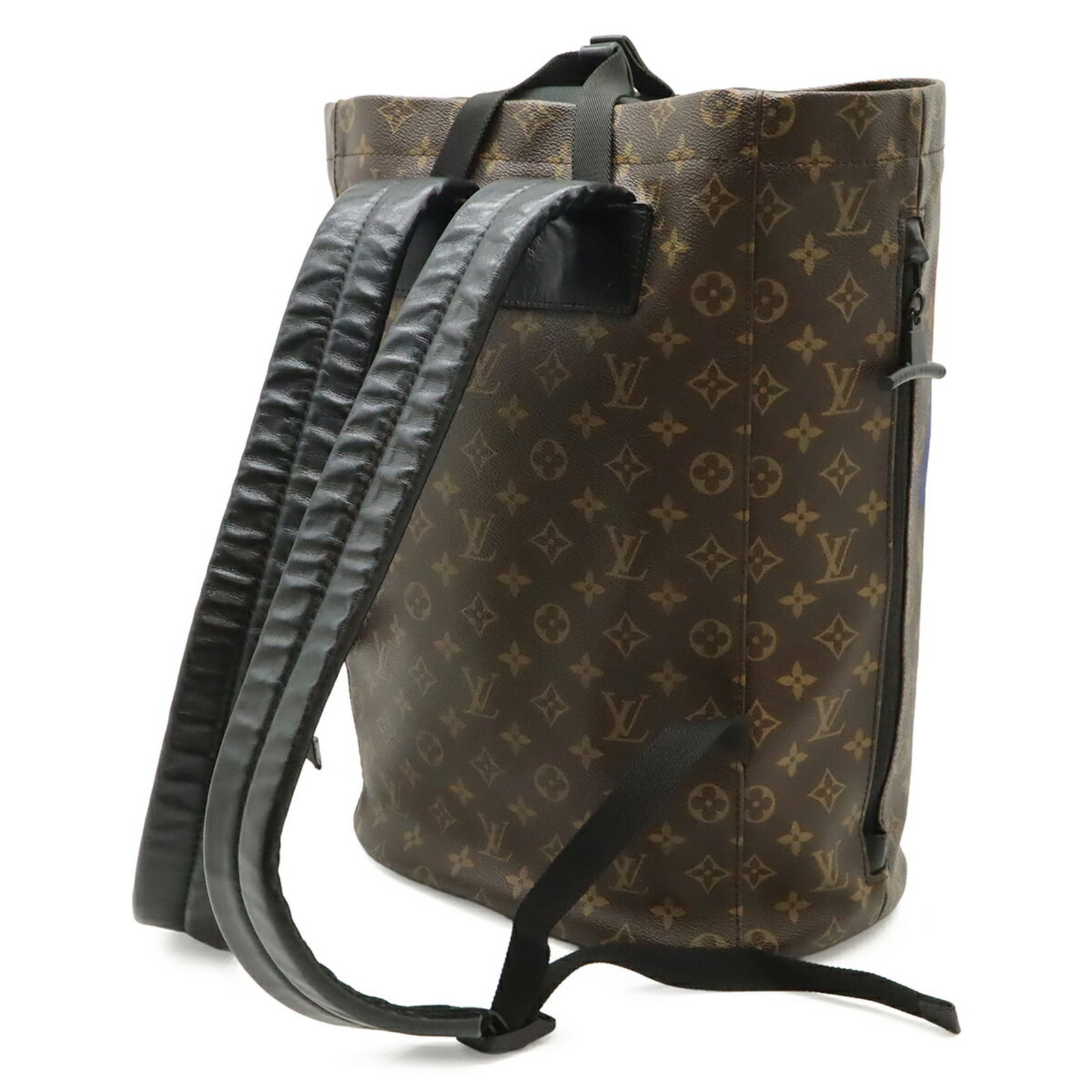 Monogram Leather Vuitton Backpack Louis - 3
