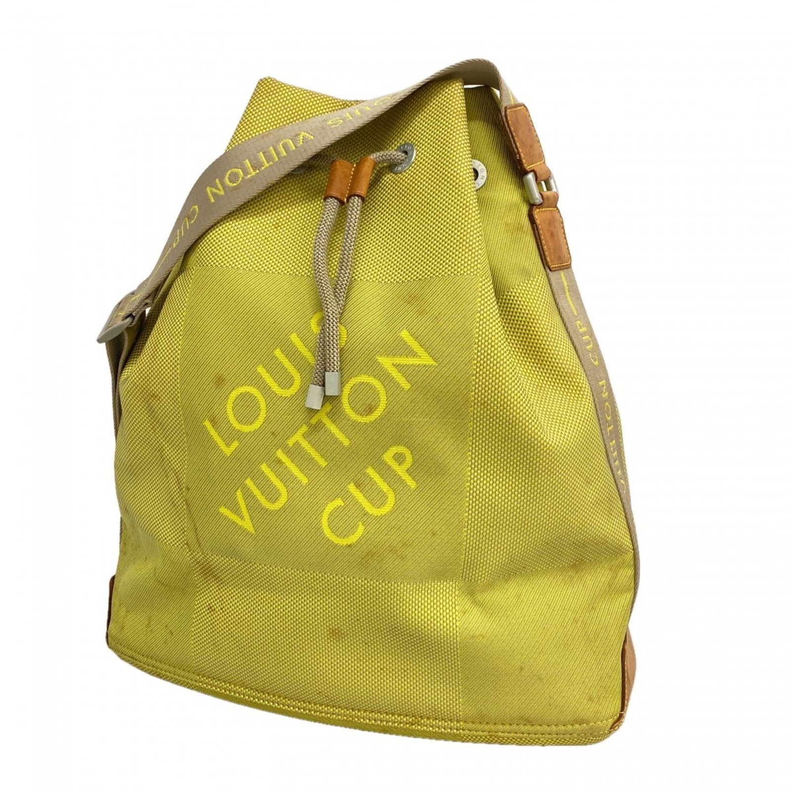 Shoulder Bag By Louis Vuitton: Shoulder Bag By Louis Vuitton Light green shoulder bag by Louis Vuitton, featuring a classic design with clean lines and a spacious interior. Measuring 41cm x 36cm x 13cm, it's the perfect size for da