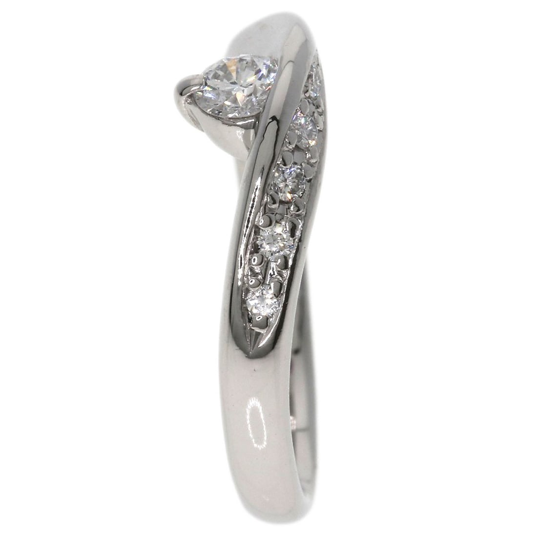 Celine Ruby Diamond Ring Platinum Pt900 - 3