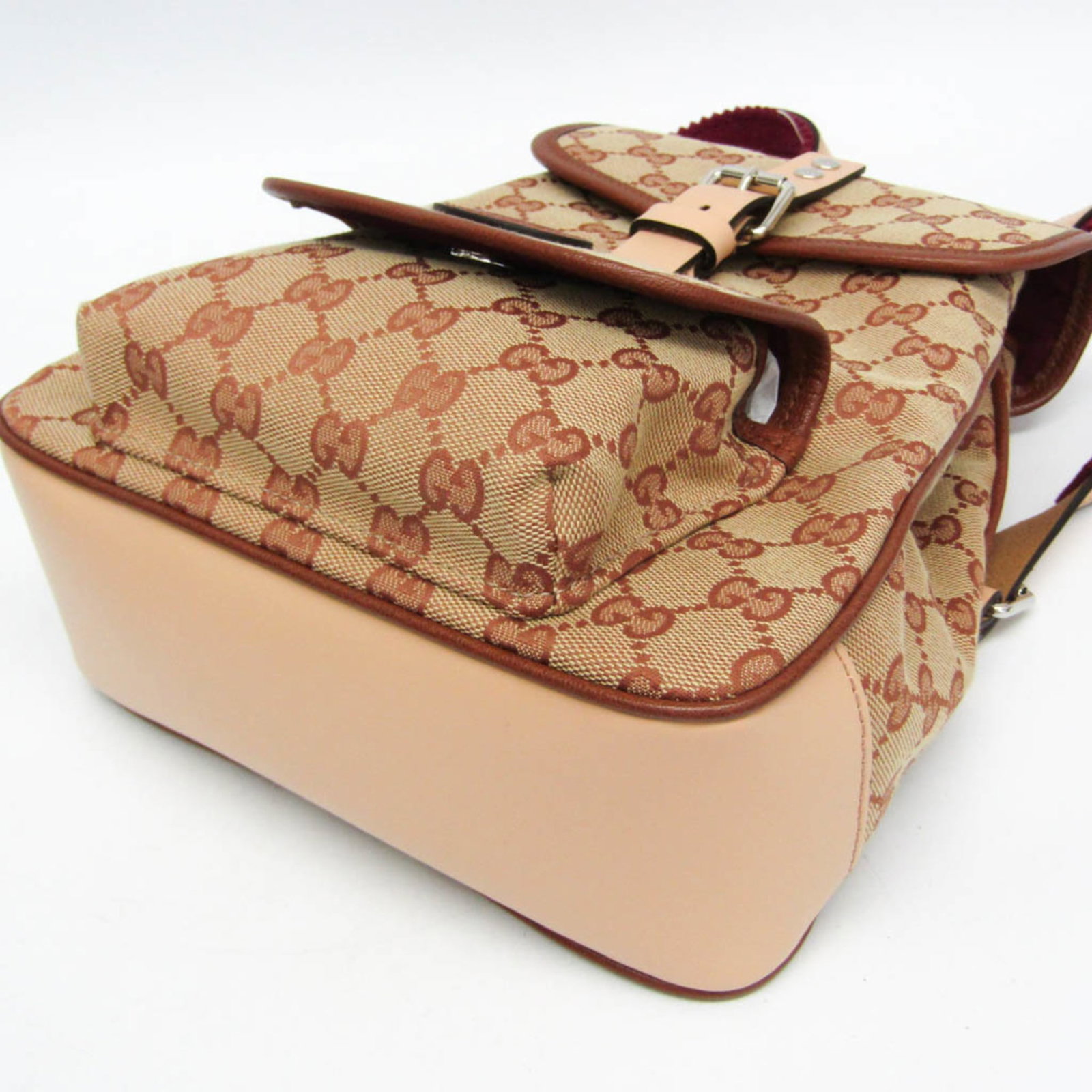 Canvas leather backpack from Gucci - 6