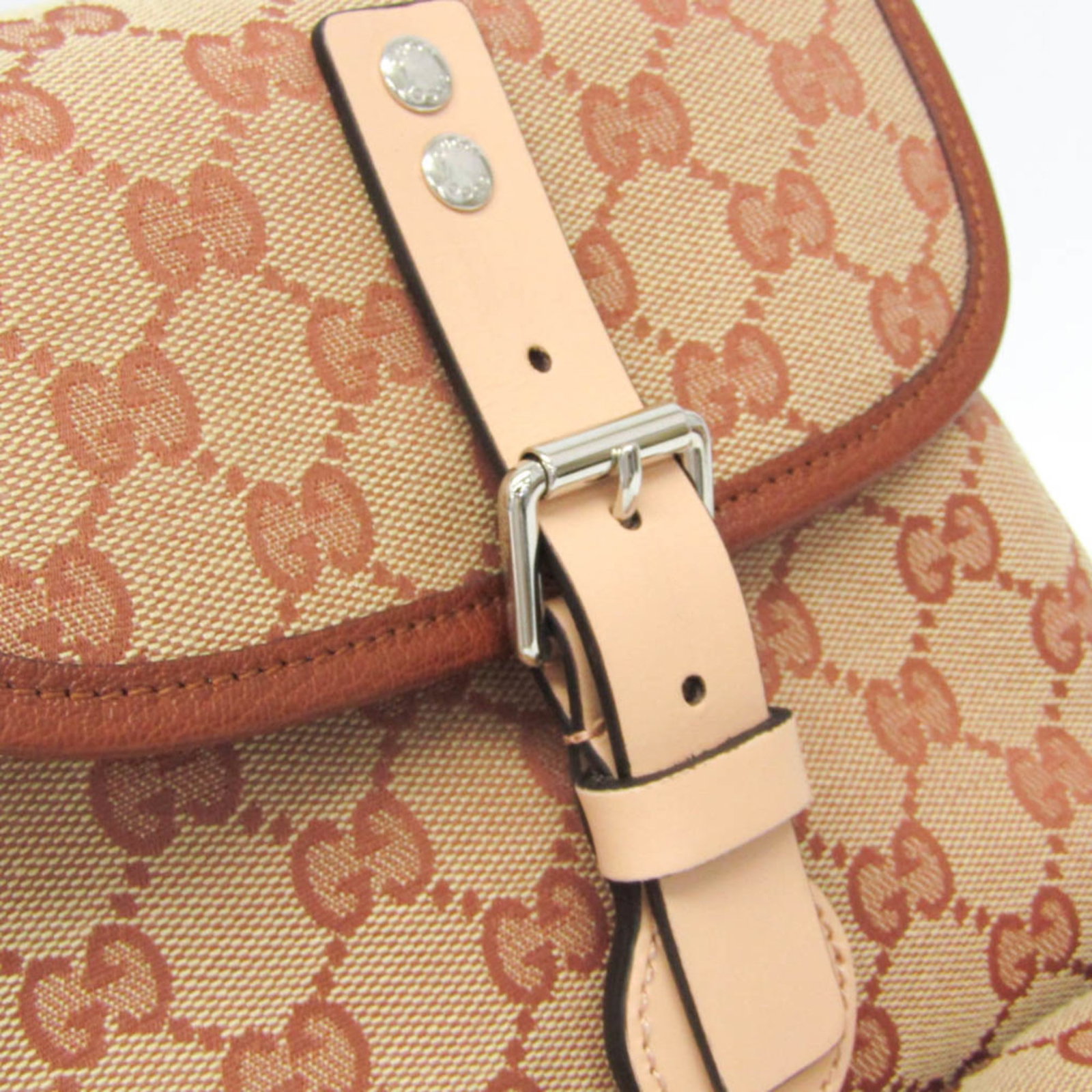 Canvas leather backpack from Gucci - 9