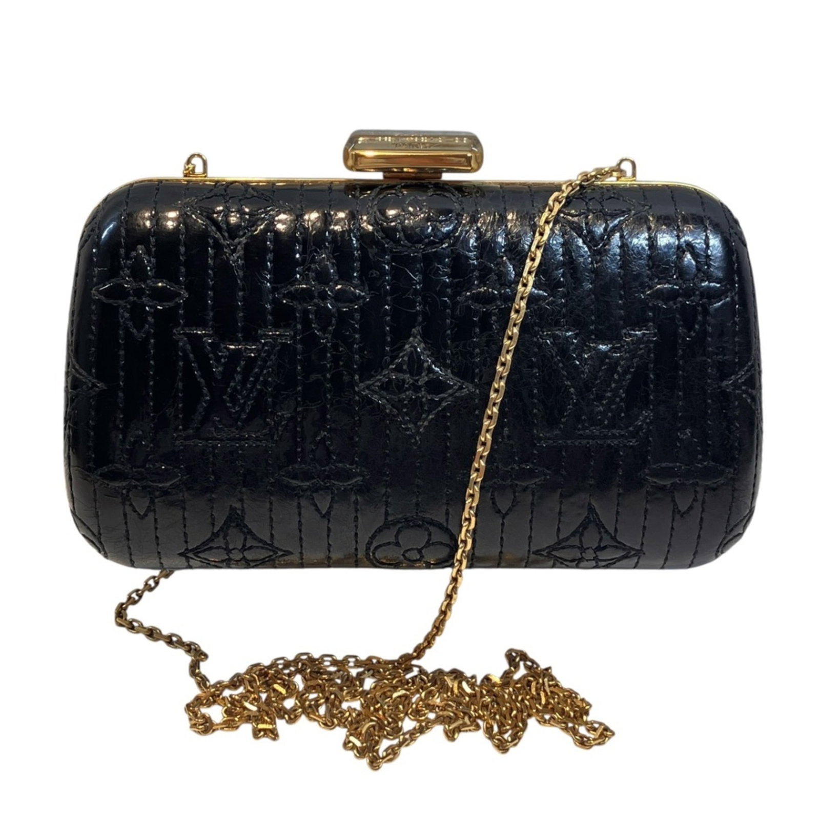 Monogram Louis Vuitton Shoulder Bag: Monogram Louis Vuitton Shoulder Bag Monogram Louis Vuitton Shoulder Bag in Black. This stylish shoulder bag features the iconic Monogram pattern, with a sleek black finish and precise dimensions that