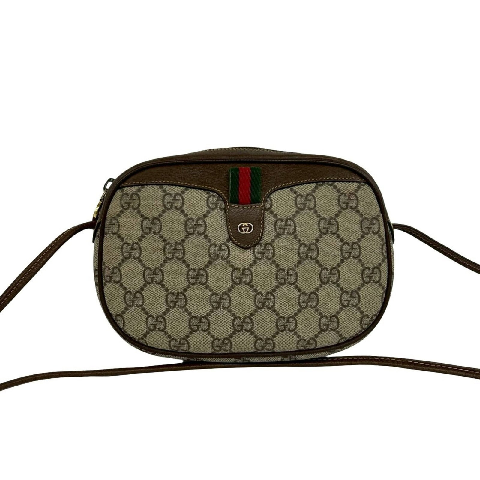 Gucci Pvc Leather Shoulder Bag Pochette: Gucci Pvc Leather Shoulder Bag Pochette The Gucci Pvc Leather Shoulder Bag Pochette boasts a unique combination of PVC and leather materials, offering a striking contrast in textures. Available in thr