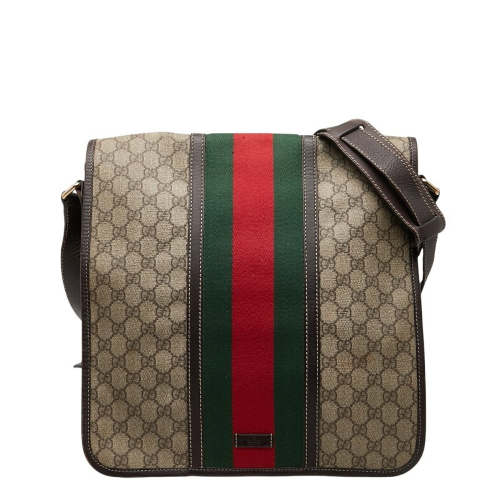 PVC leather shoulder bag from Gucci: PVC leather shoulder bag from Gucci PVC leather shoulder bag from Gucci, featuring a unique blend of materials and colors. This beige and multi-color design showcases the iconic brand's signature styl