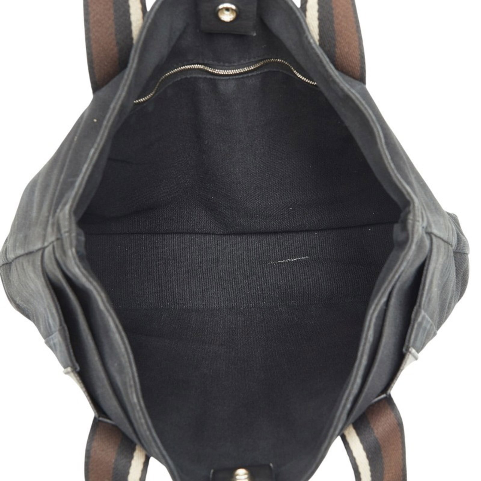Canvas Leather Bag Tote Hermes - 8