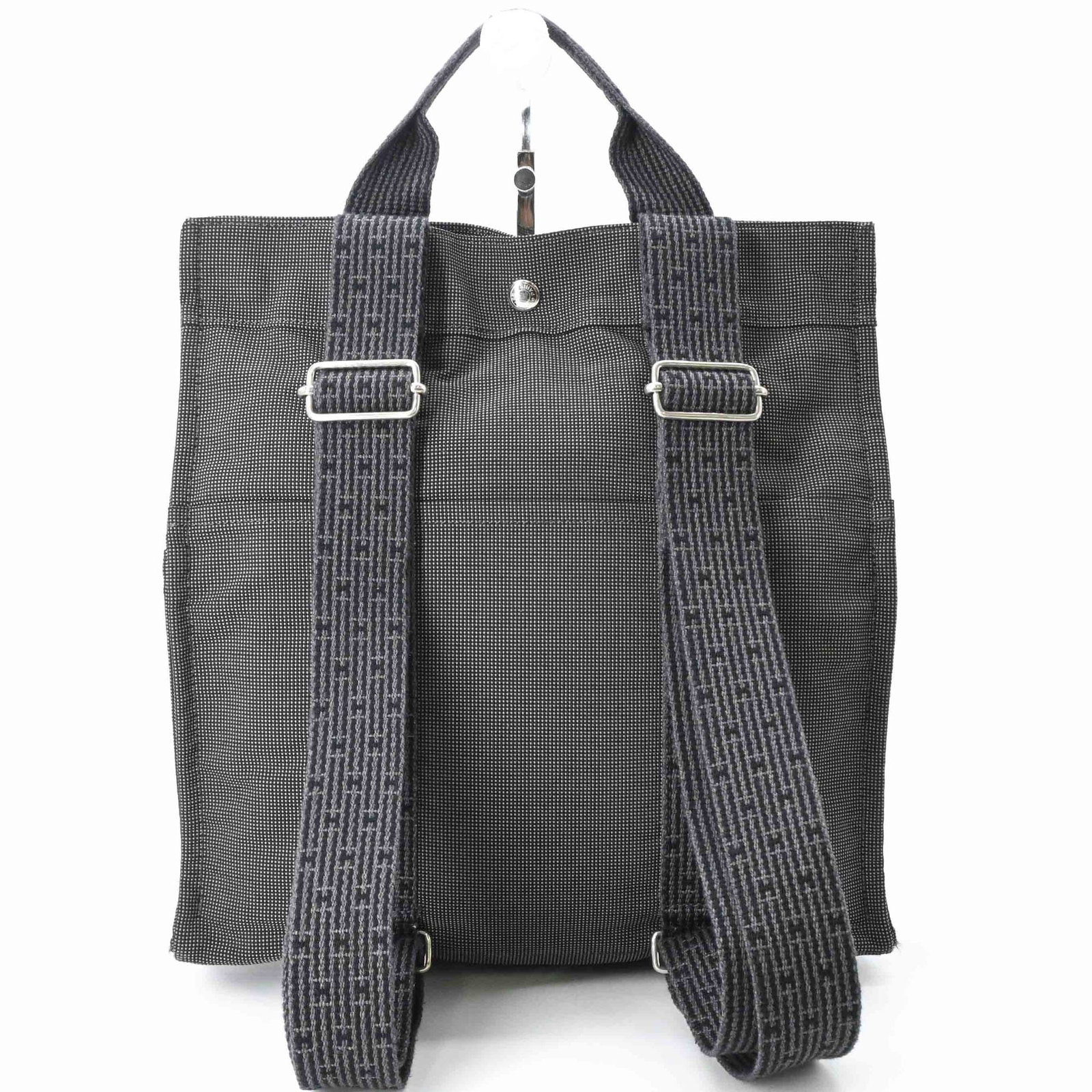 Nylon canvas backpack by Hermes - 2