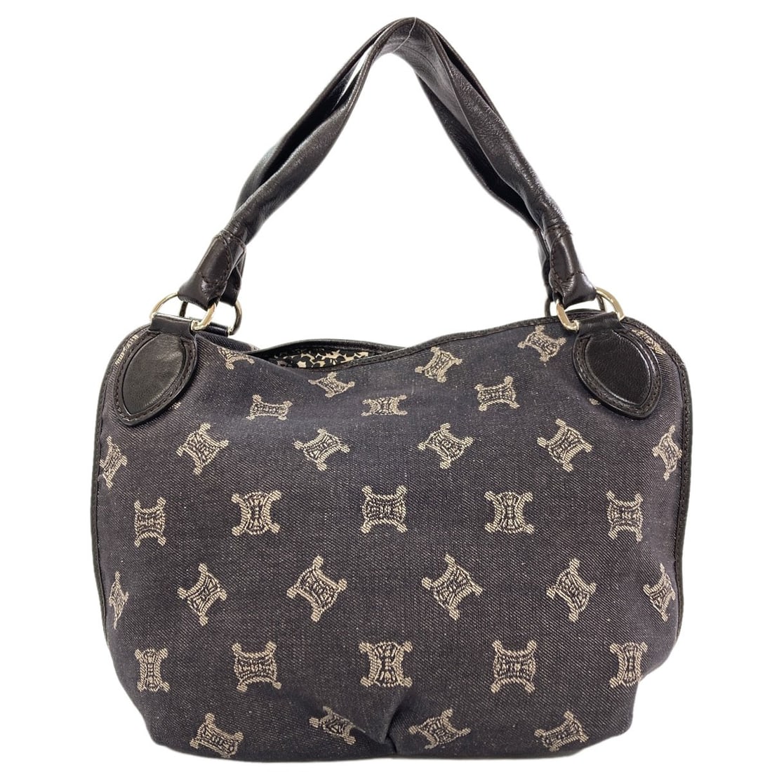 Pattern Handbag Denim Celine Macadam - 2