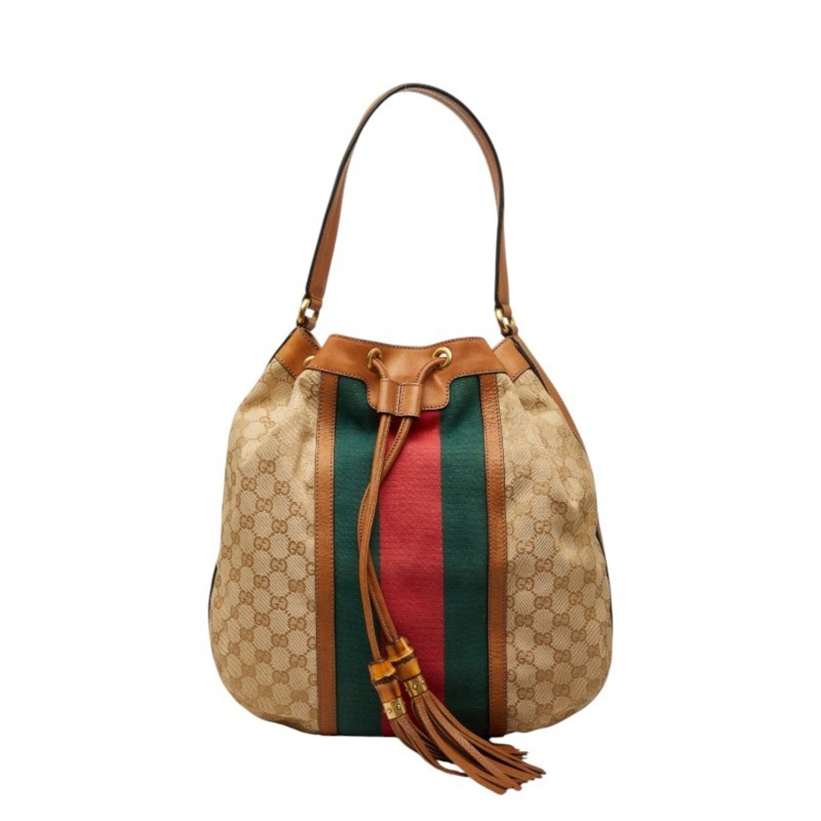 Canvas leather bag gucci shoulder: Canvas leather bag gucci shoulder Canvas leather bag in beige with multi-color accents, featuring GG canvas and leather construction. This shoulder bag measures 34cm x 34cm x 10cm and has a handle dro