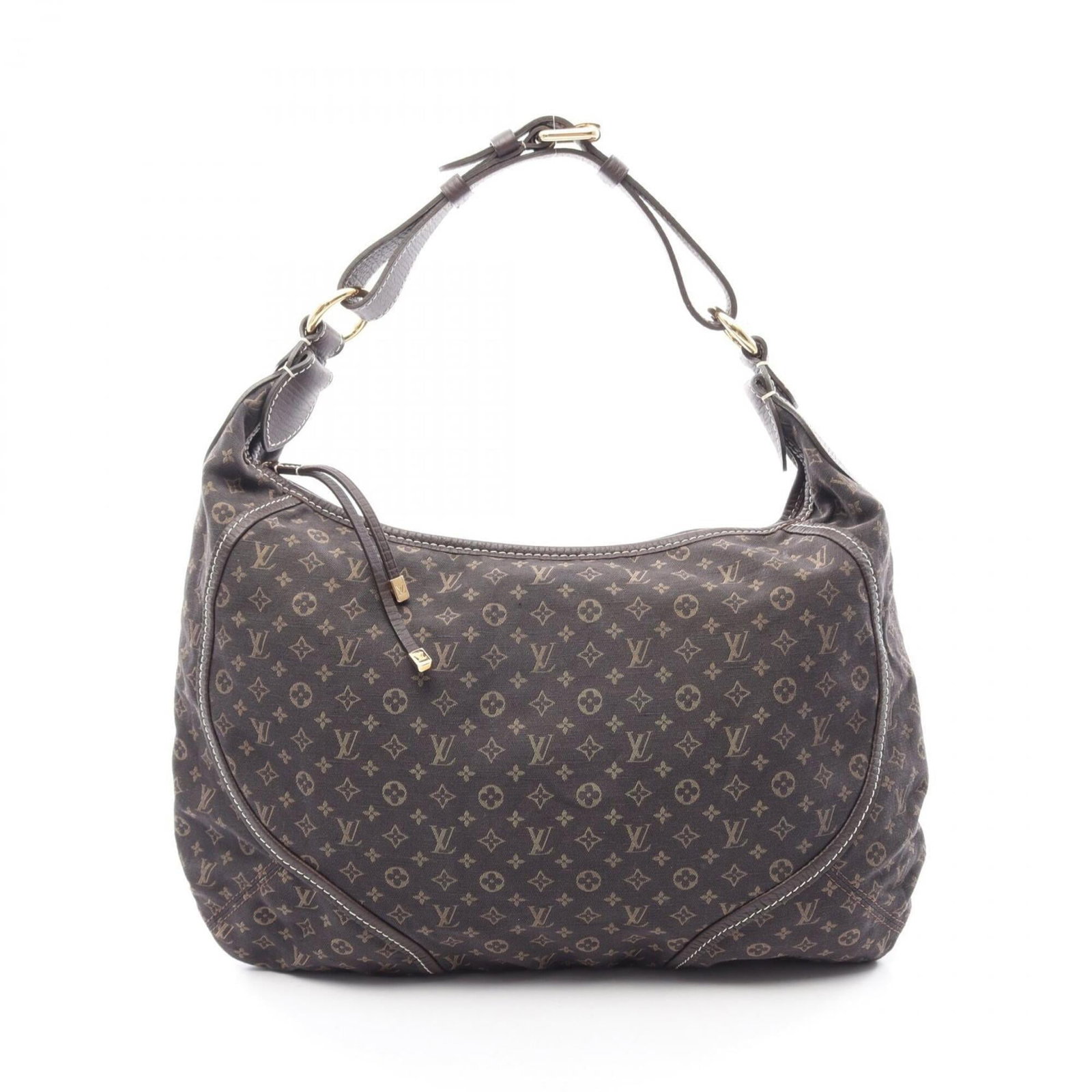 Mini Vuitton Monogram Shoulder Bag Louis: Mini Vuitton Monogram Shoulder Bag Louis Brown, Ebene Monogram Mini Lin shoulder bag from Louis Vuitton features a classic design with a signature monogram pattern. Made from high-quality materials, t
