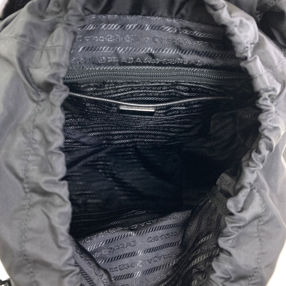 Hardware Logo Nylon Backpack Daypack Prada 1Bz039 - 5