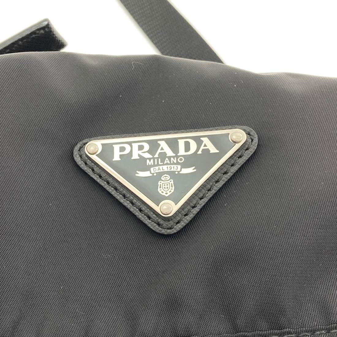 Hardware Logo Nylon Backpack Daypack Prada 1Bz039 - 8