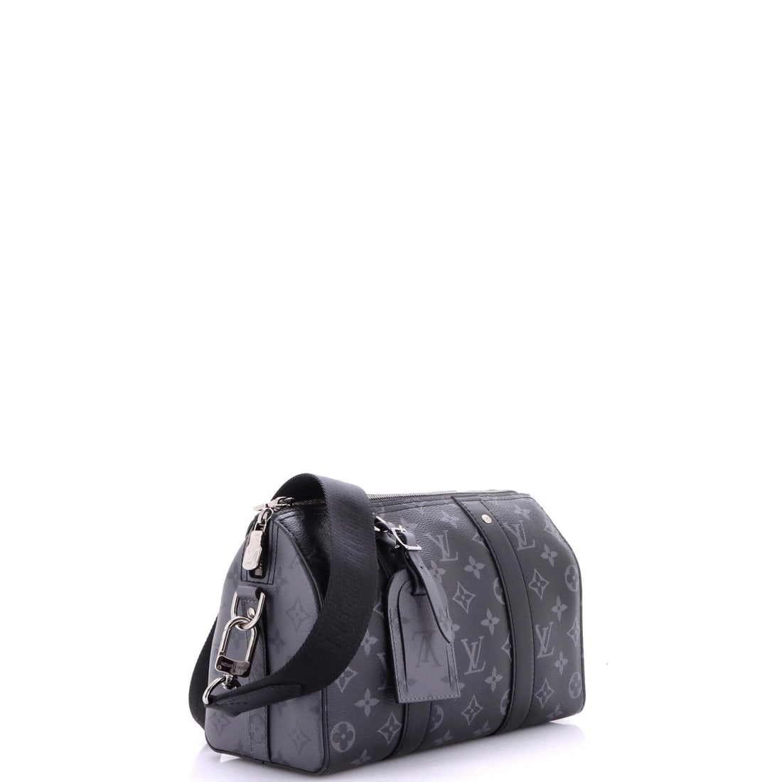Monogram Eclipse Canvas Louis Vuitton City Reverse Keepall Bag - 2