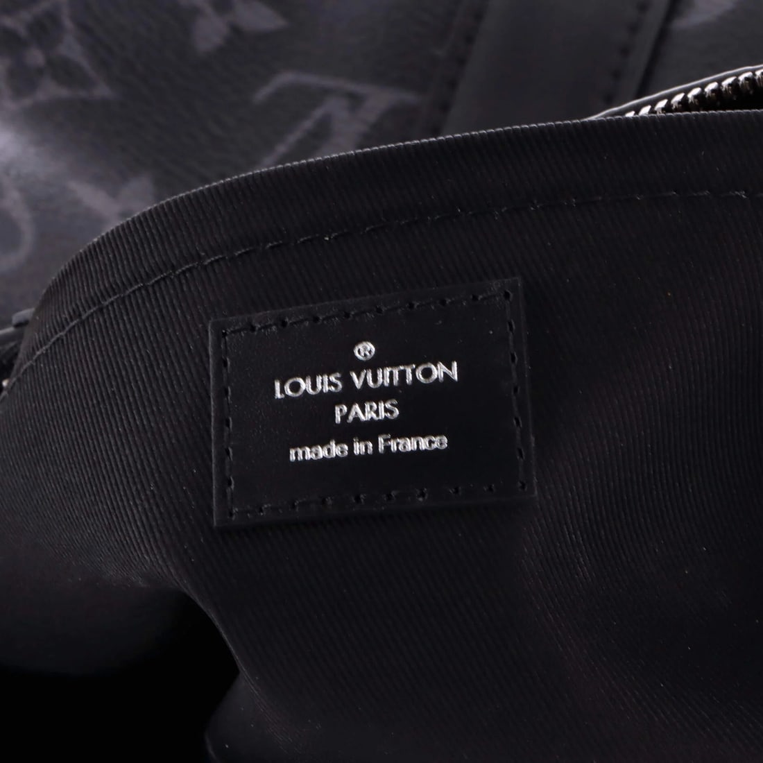 Monogram Eclipse Canvas Louis Vuitton City Reverse Keepall Bag - 7