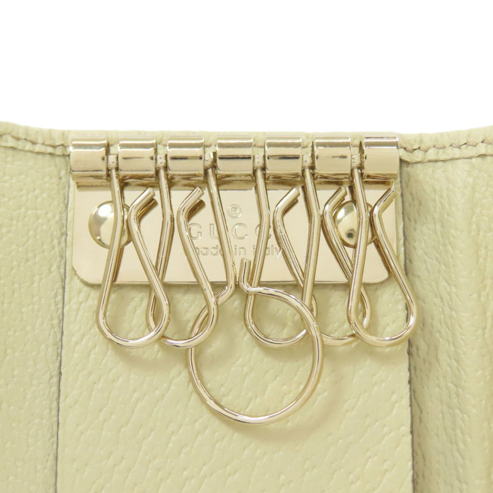 Canvas Leather Keycase Gucci - 5