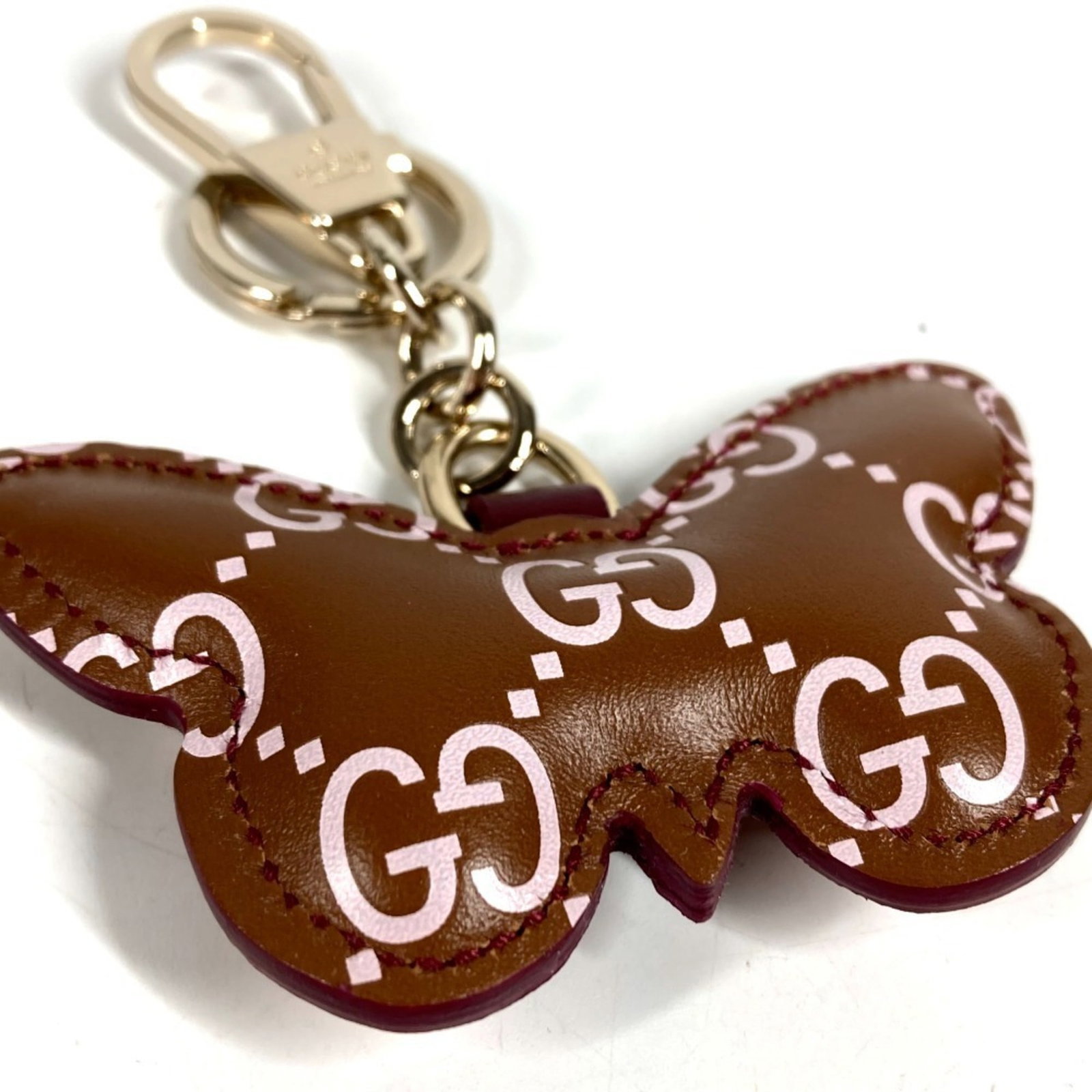 Keyring Leather Gucci - 3