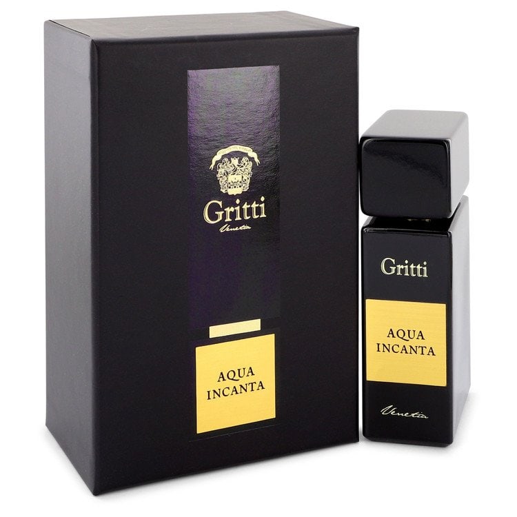 Aqua Incanta by Gritti Eau De Parfum Spray 3.4 oz: Aqua Incanta by Gritti Eau De Parfum Spray 3.4 oz Aqua Incanta by Gritti Eau De Parfum Spray offers a delicate floral scent, featuring notes of rose and iris as its opening. Launched in 2012, the bran