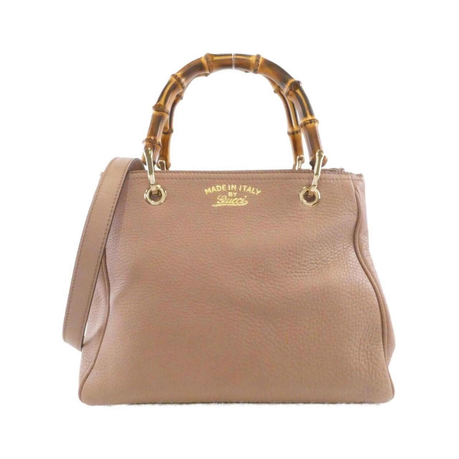 Handbag Leather Gucci: Handbag Leather Gucci Light pink leather Gucci handbag with gold hardware, measuring 22cm x 28cm x 12cm. This stylish bag features a classic design and premium materials, making it a great addition to