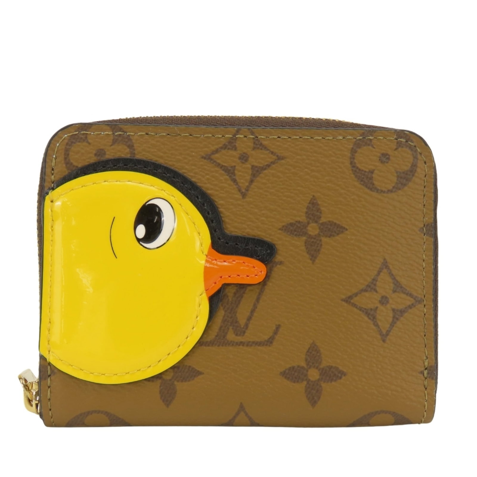 Louis Vuitton Zippy Coin Purse M83690 Duck Monogram Reverse Brown Sun Yitian Collaboration Women'S: Louis Vuitton Zippy Coin Purse M83690 Duck Monogram Reverse Brown Sun Yitian Collaboration Women'S Monogram Reverse Brown Louis Vuitton Zippy Coin Purse M83690 features the iconic Monogram pattern in 