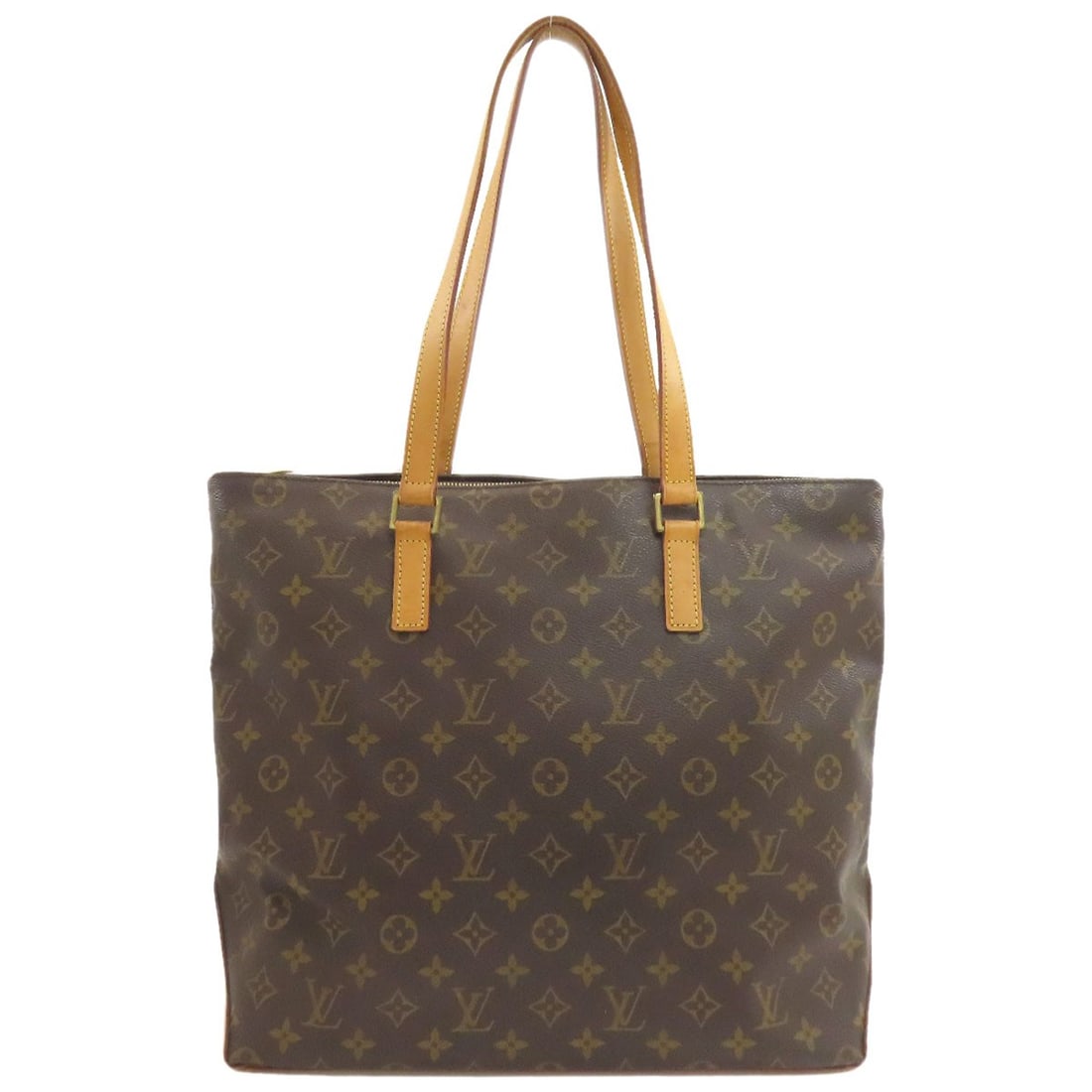 Louis Vuitton M51151 Cabas Mezzo Tote Bag Monogram Canvas: Louis Vuitton M51151 Cabas Mezzo Tote Bag Monogram Canvas Brown Monogram Canvas Tote Bag from LOUIS VUITTON. This Cabas Mezzo Tote features the iconic monogram canvas exterior in a rich brown color, s