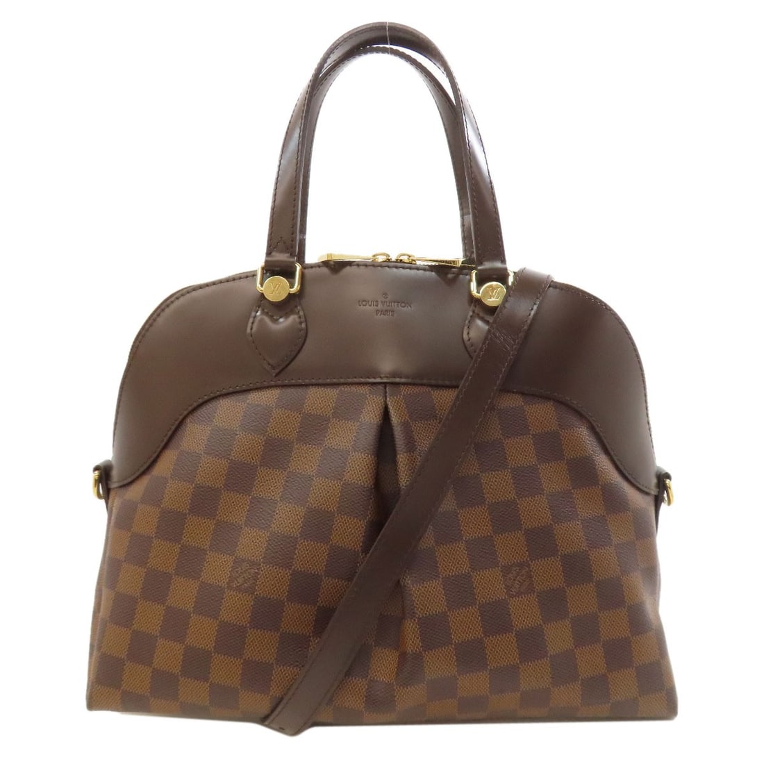 Handbag Salvi Canvas Damier Louis Vuitton N41399: Handbag Salvi Canvas Damier Louis Vuitton N41399 Damier canvas in brown, a classic Louis Vuitton style handbag. This iconic design features the signature Damier pattern, adding visual interest to its 