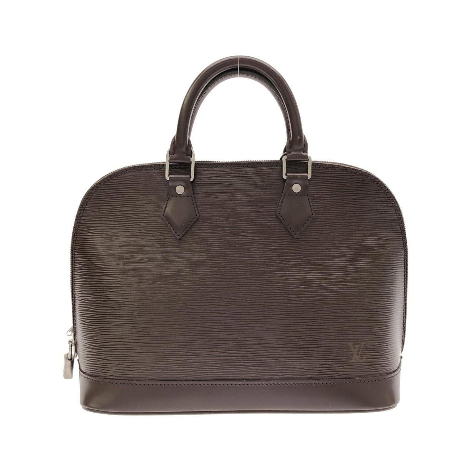Handbag Louis Vuitton Leather: Handbag Louis Vuitton Leather Mocha-colored leather handbag from Louis Vuitton, measuring 23cm x 31cm x 16cm. This stylish bag features high-quality materials and a classic design that exudes